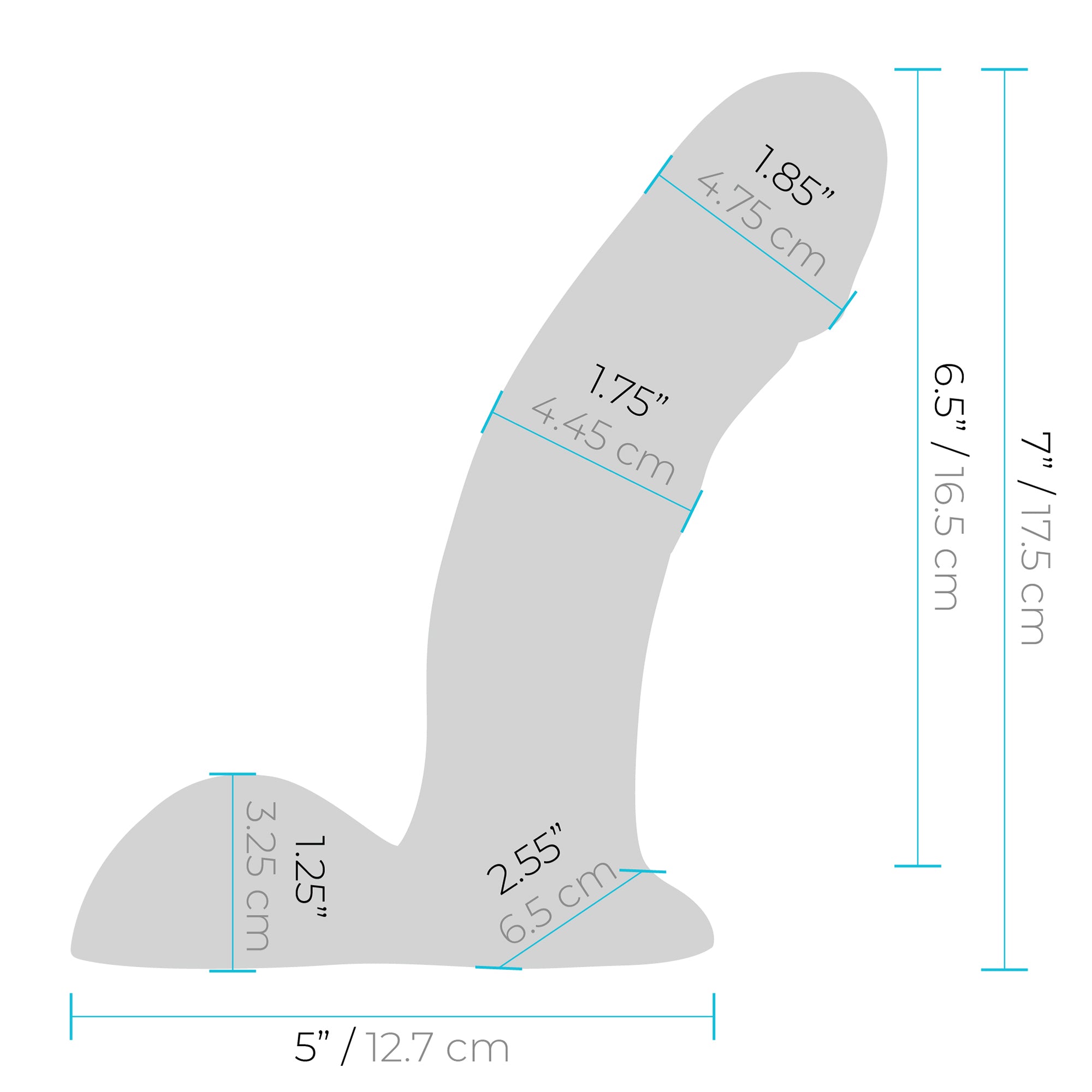 6.5” Realistic SIlicone Dildo With Balls and Harness Included