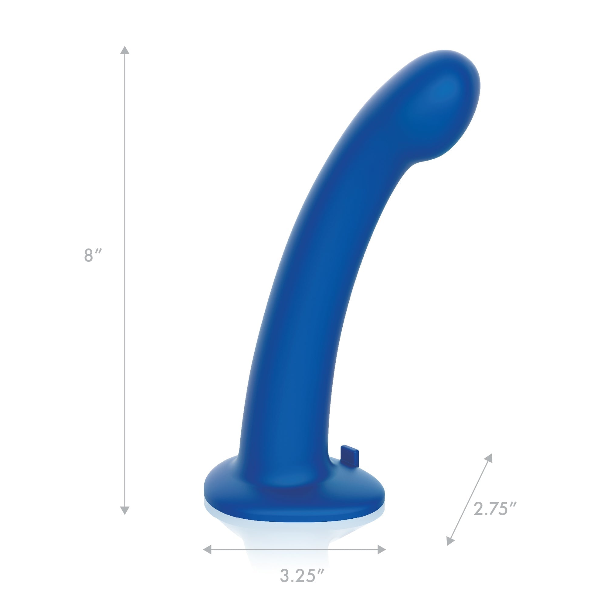 8” Remote Control P-Spot G-Spot Silicone Peg with Harness included