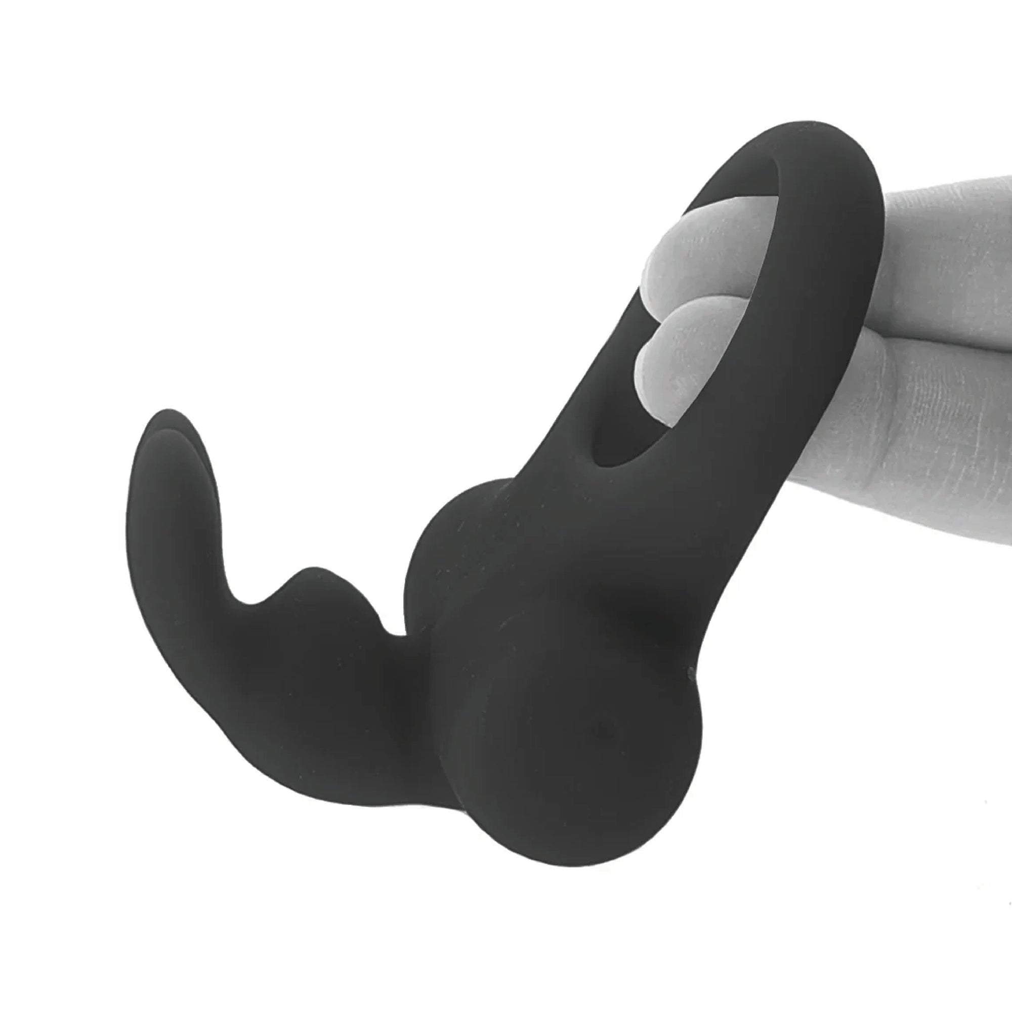 Frisky Bunny Recharge Vibe Ring Black