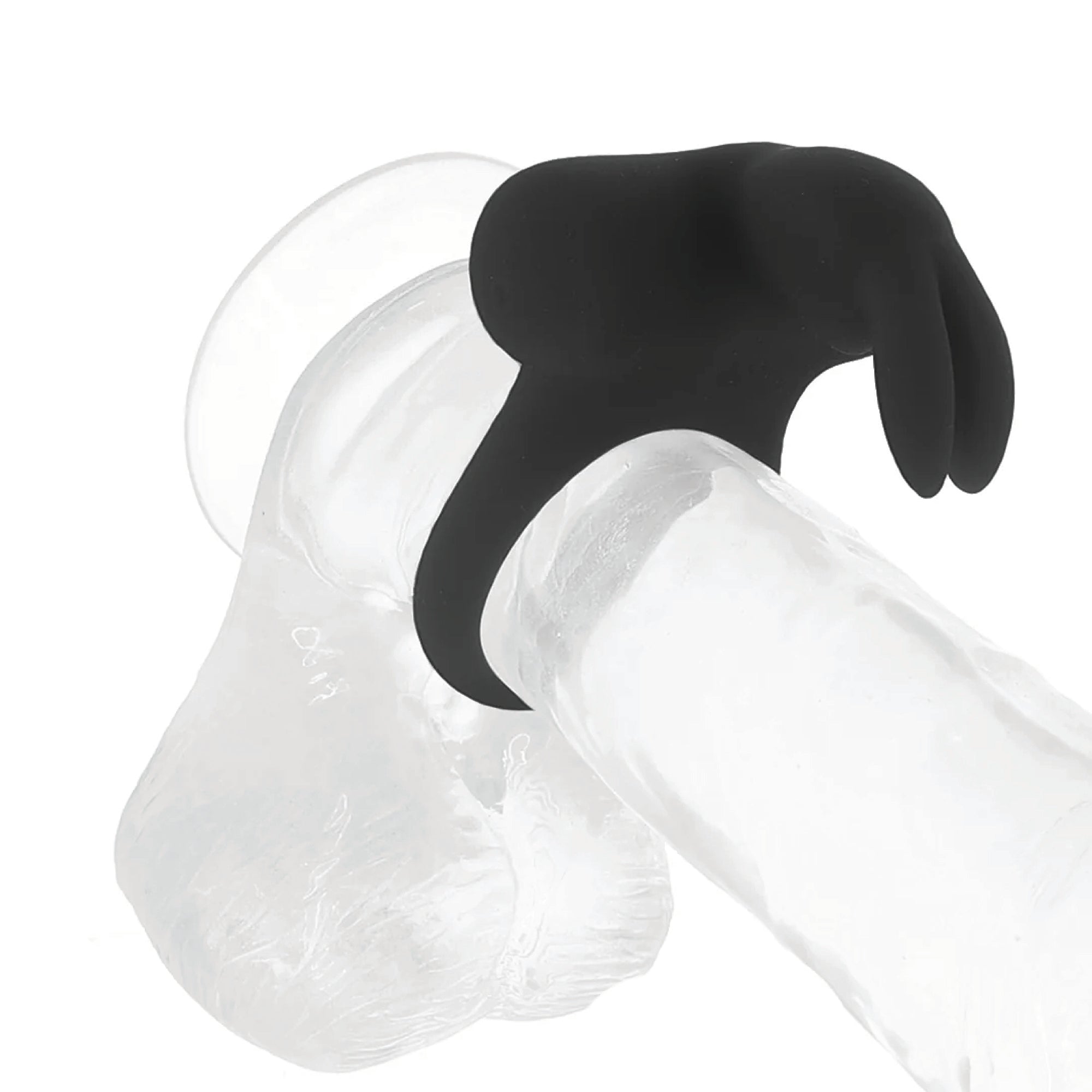 Frisky Bunny Recharge Vibe Ring Black