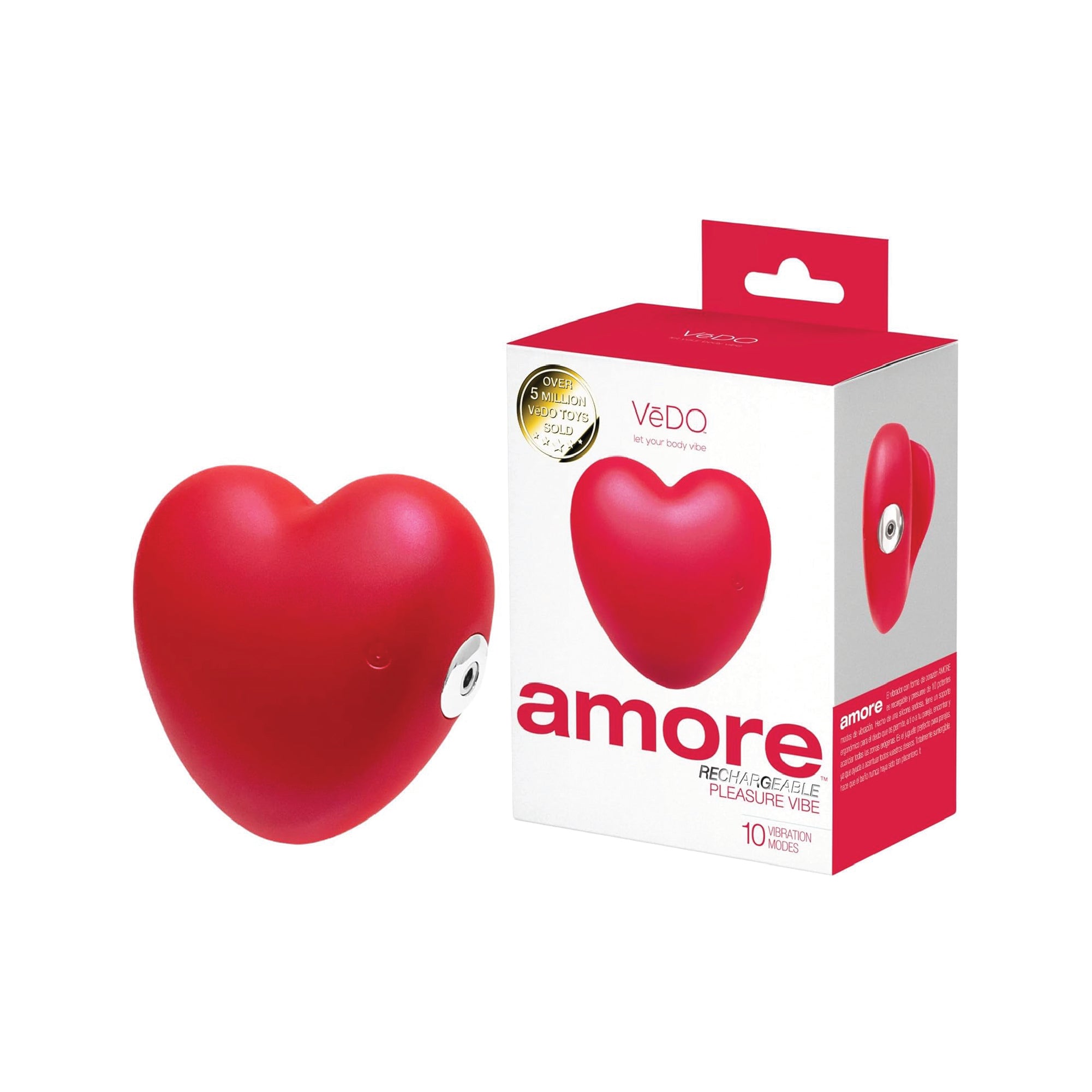 Amore Recharge Pleasure Vibe Red