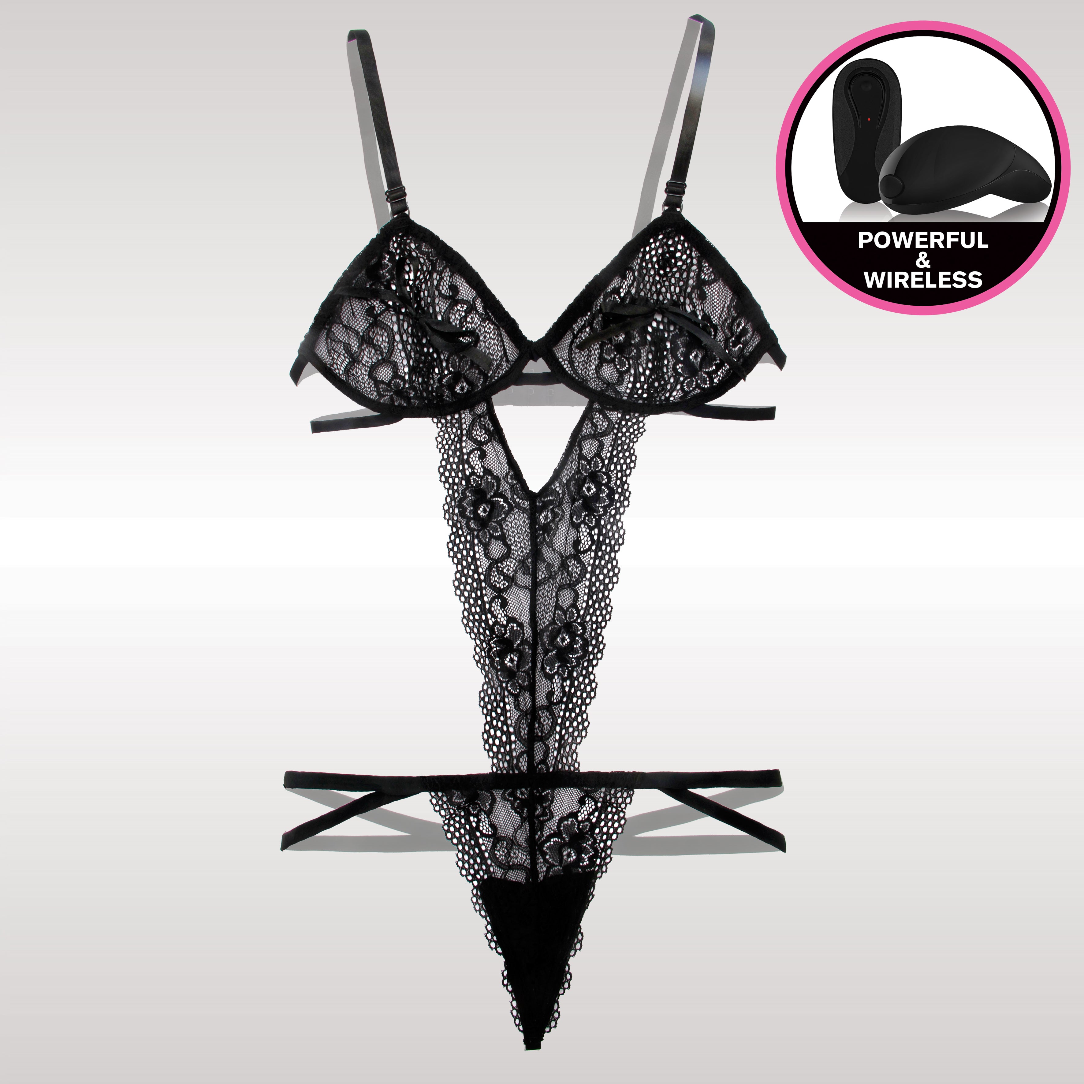 Peek-A-Boo Teddy-Black-Queen