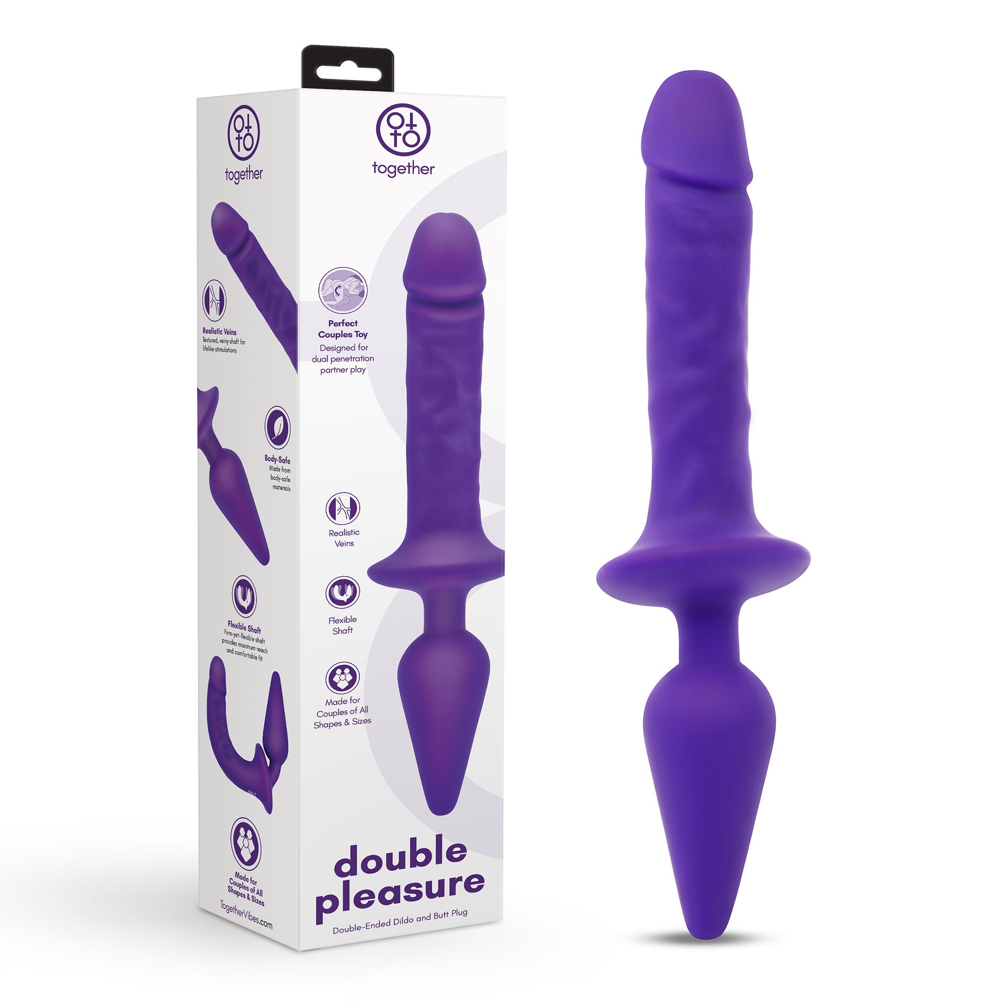 Together Vibes Double Pleasure Vibrating Dildo & Butt Plug