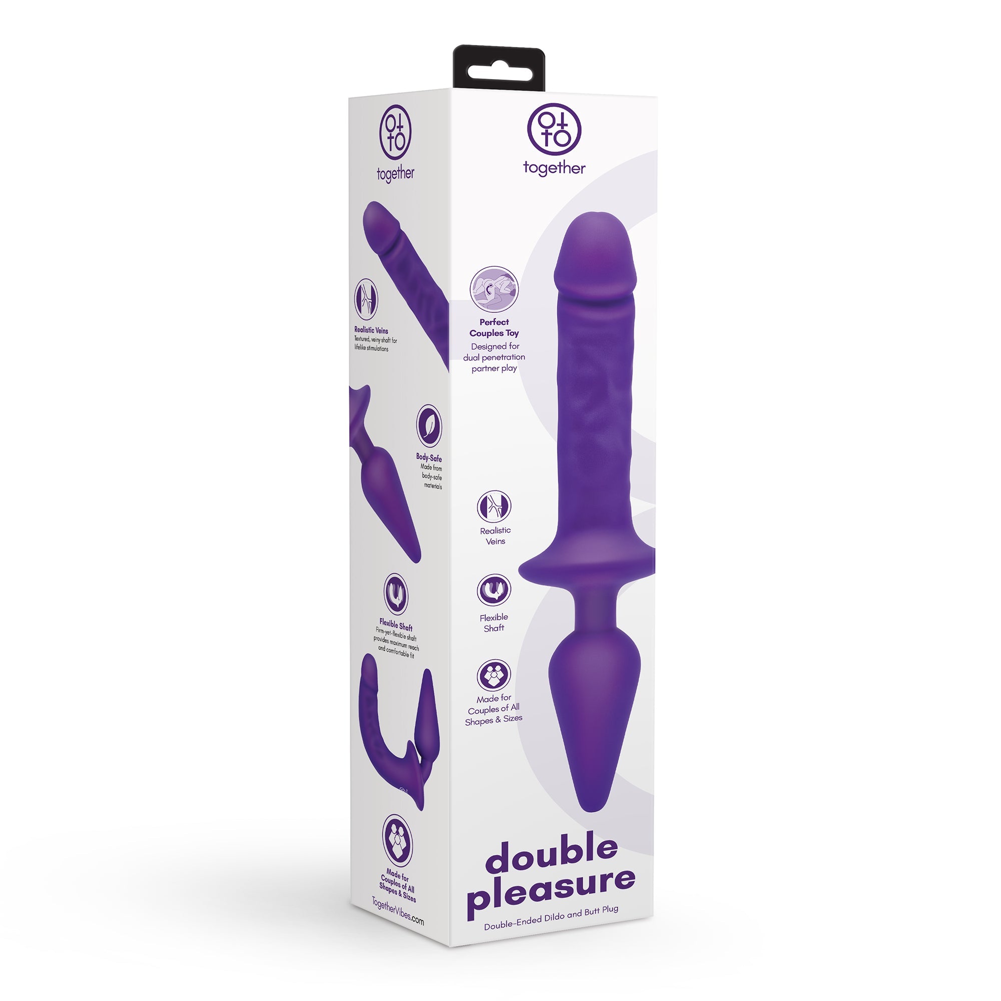 Together Vibes Double Pleasure Vibrating Dildo & Butt Plug