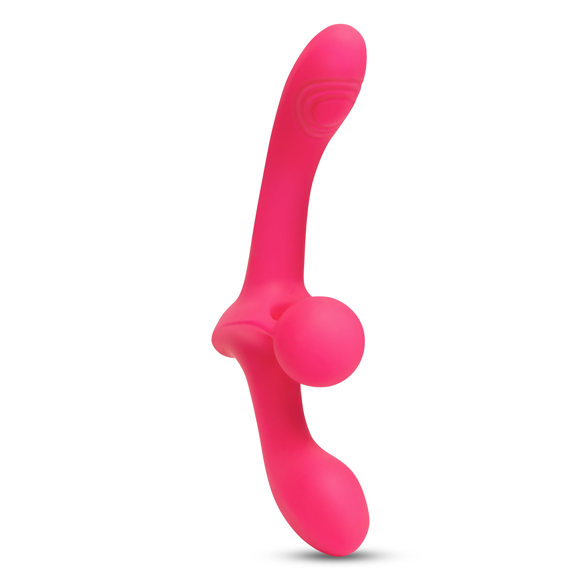 Together Vibes Double Tap Double-Ended Vibrating Strapless Strap-On