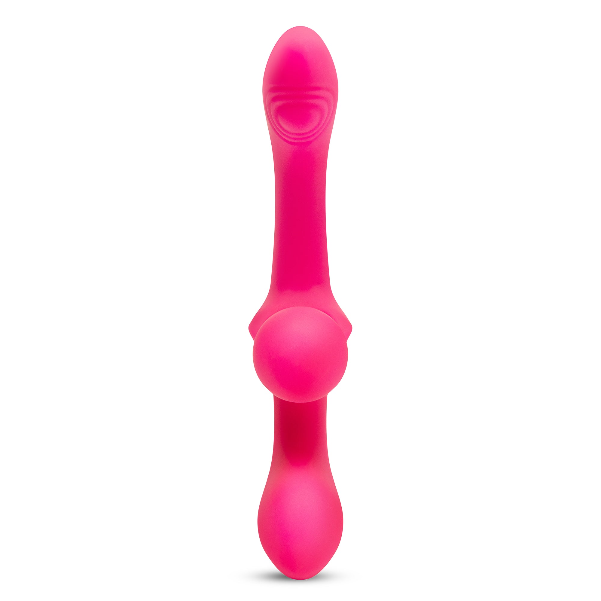 Together Vibes Double Tap Double-Ended Vibrating Strapless Strap-On