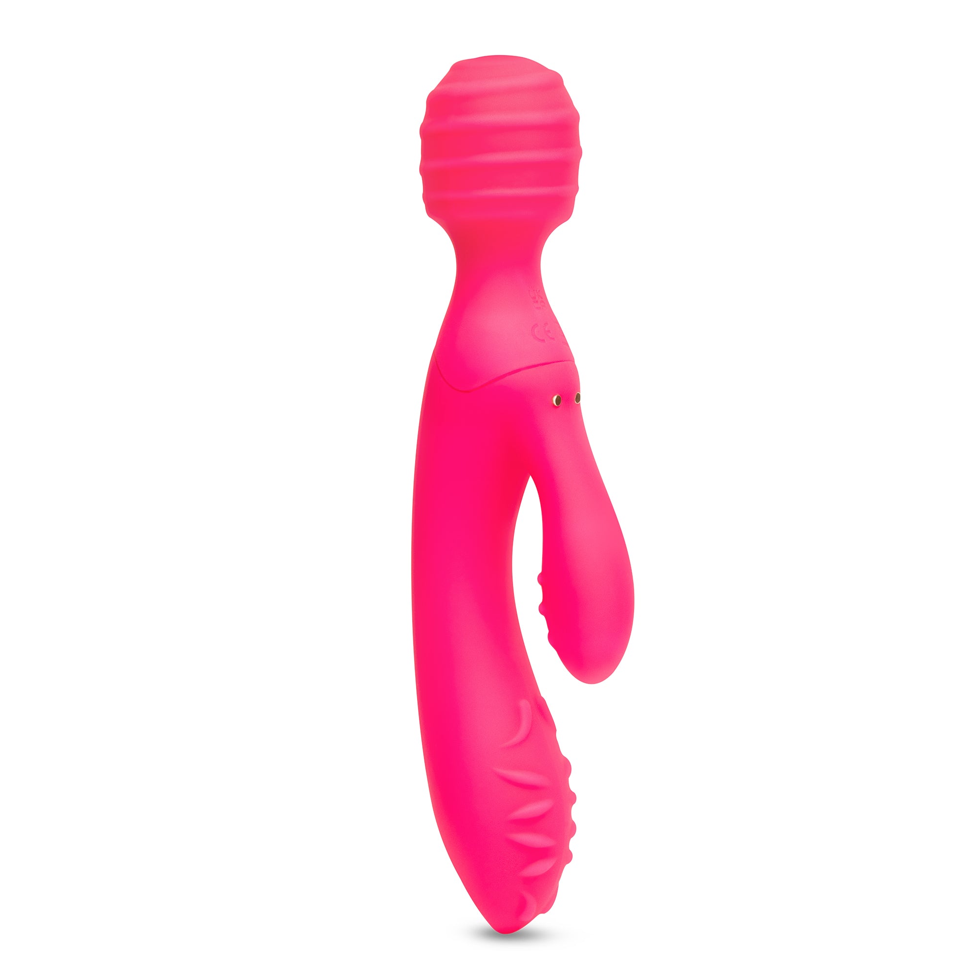 Together Vibes Tri-Delight Dual-Ended Triple Stim Wand & Rabbit Vibrator