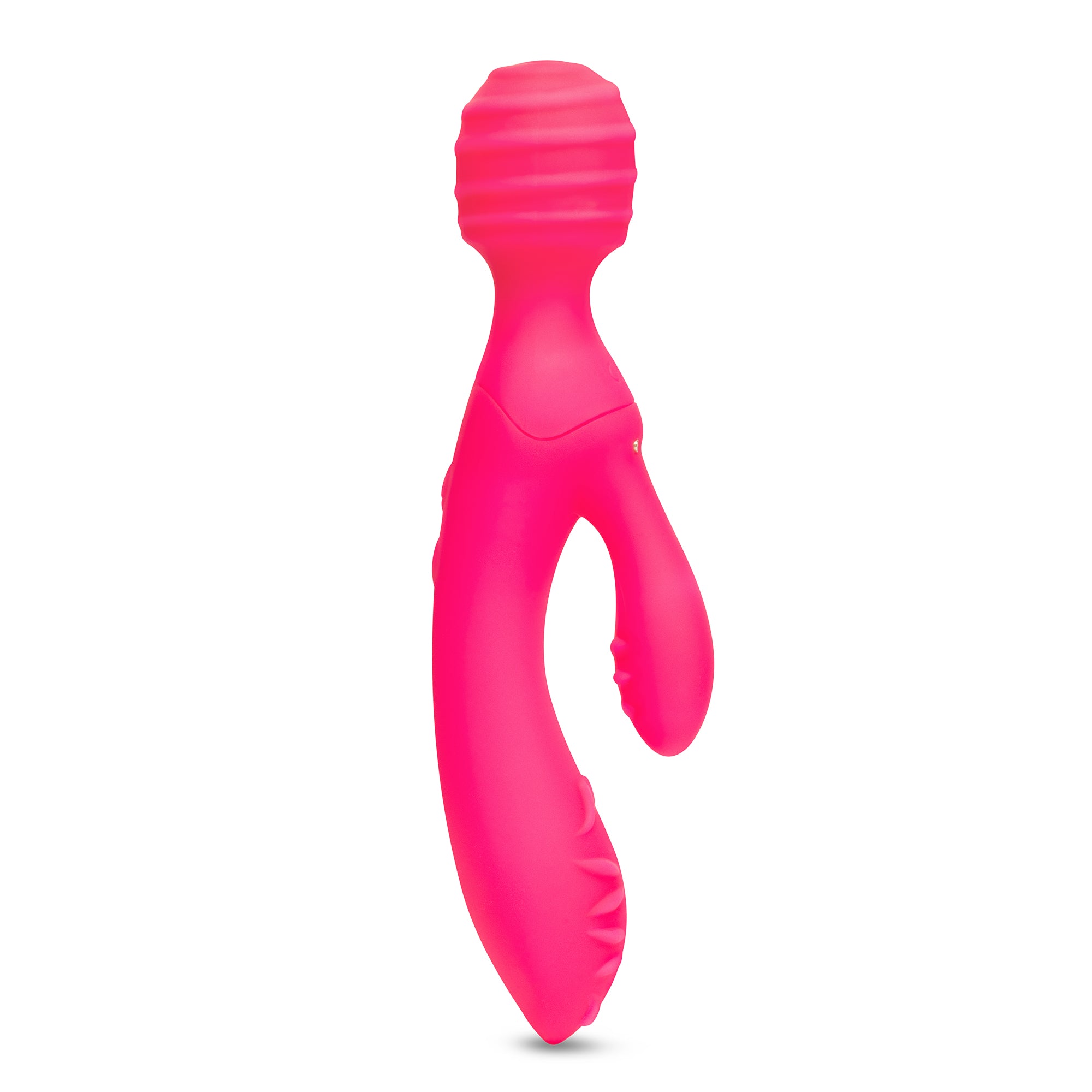Together Vibes Tri-Delight Dual-Ended Triple Stim Wand & Rabbit Vibrator