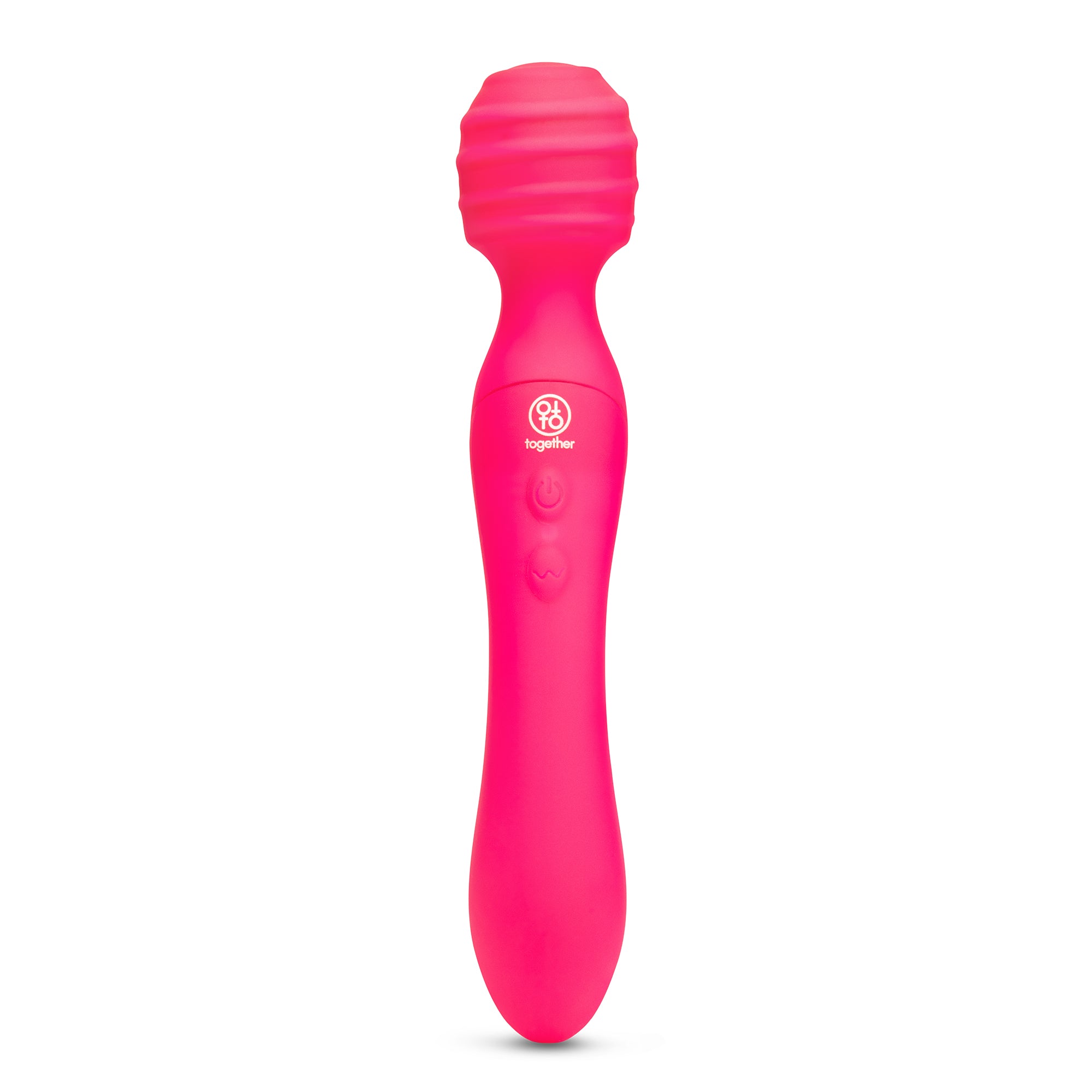 Together Vibes Tri-Delight Dual-Ended Triple Stim Wand & Rabbit Vibrator