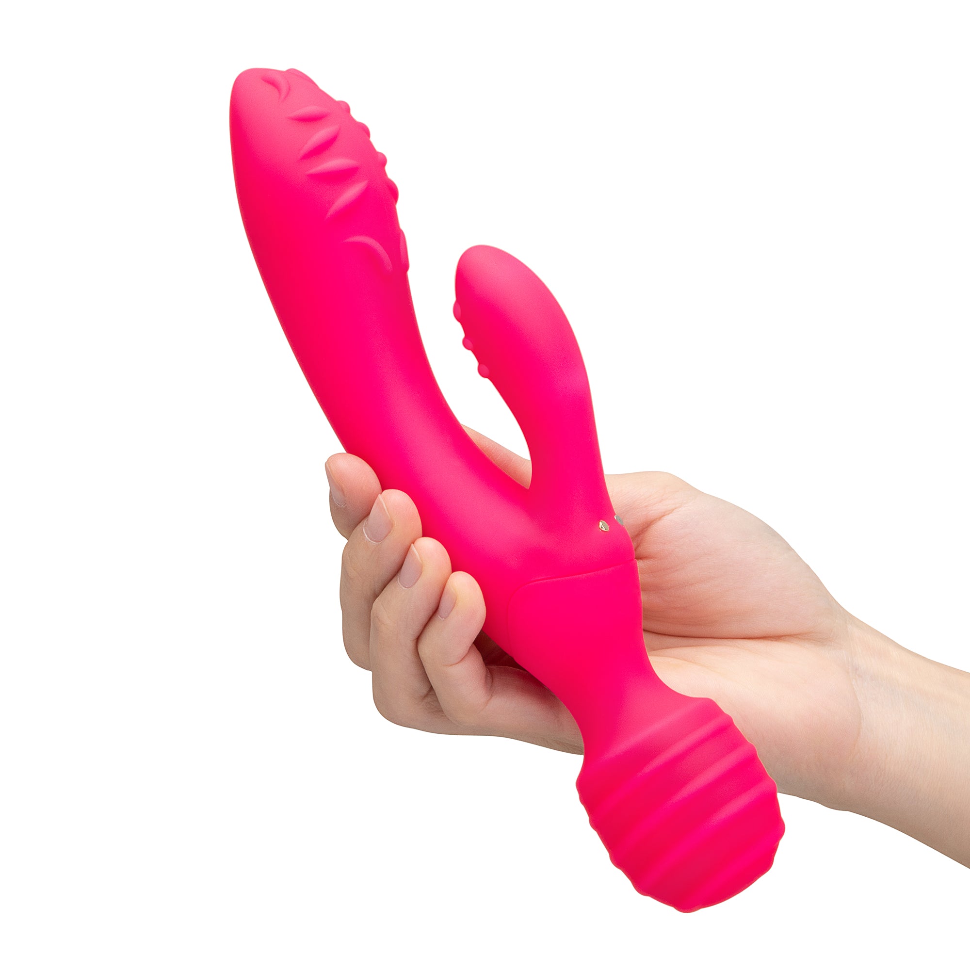 Together Vibes Tri-Delight Dual-Ended Triple Stim Wand & Rabbit Vibrator