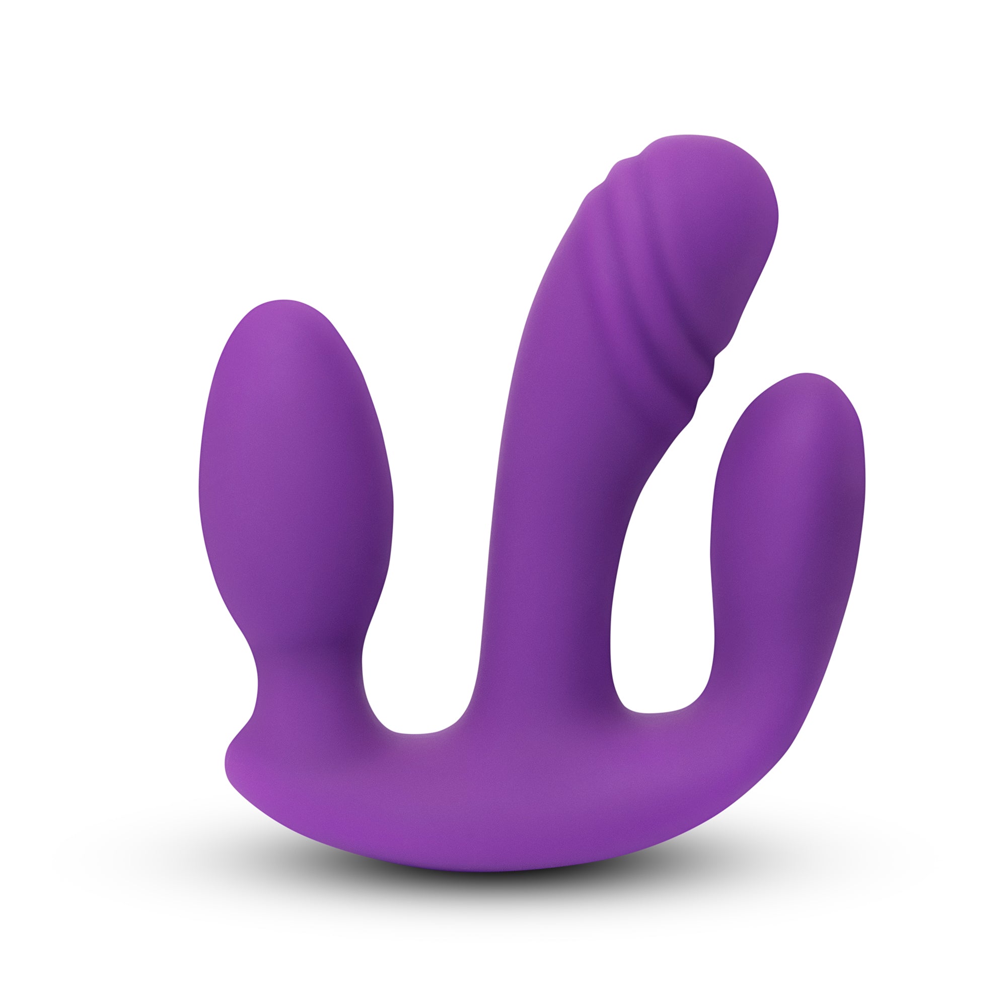Together Vibes Blended Pleasure Remote Controlled Triple-Pronged Vibrator
