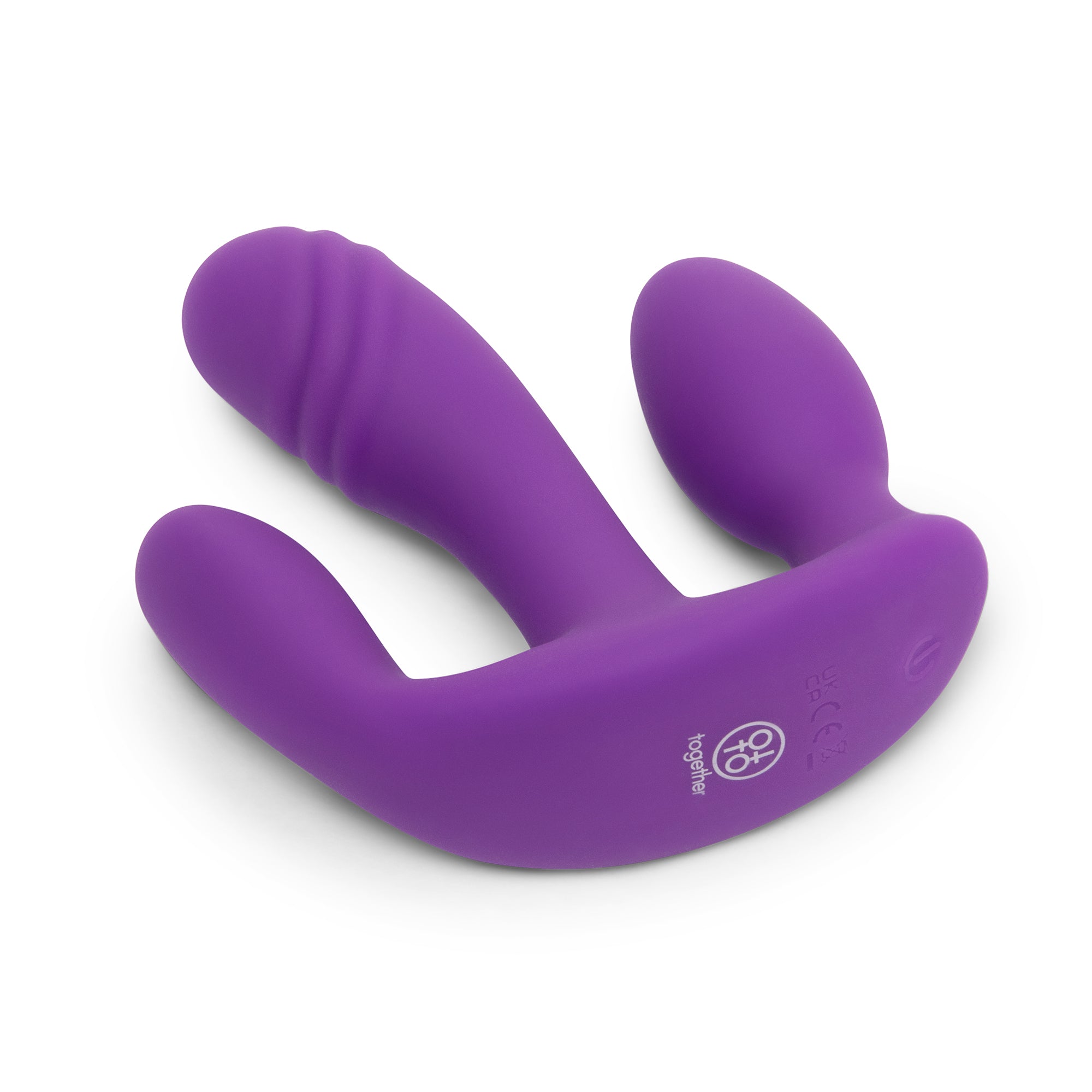 Together Vibes Blended Pleasure Remote Controlled Triple-Pronged Vibrator
