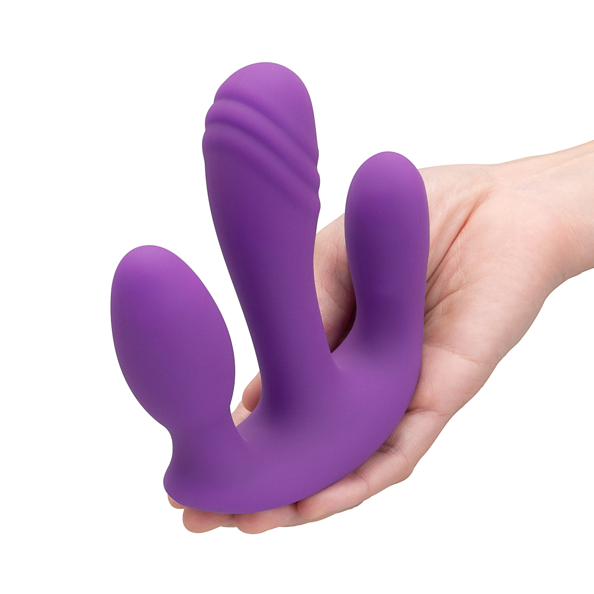 Together Vibes Blended Pleasure Remote Controlled Triple-Pronged Vibrator