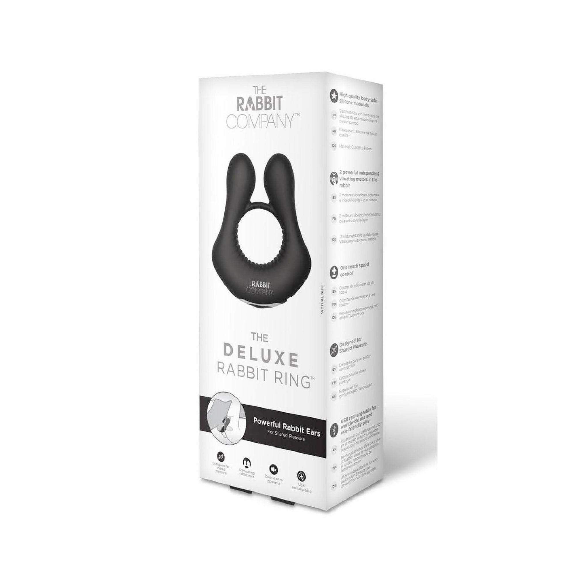 The Deluxe Rabbit Ring - Black