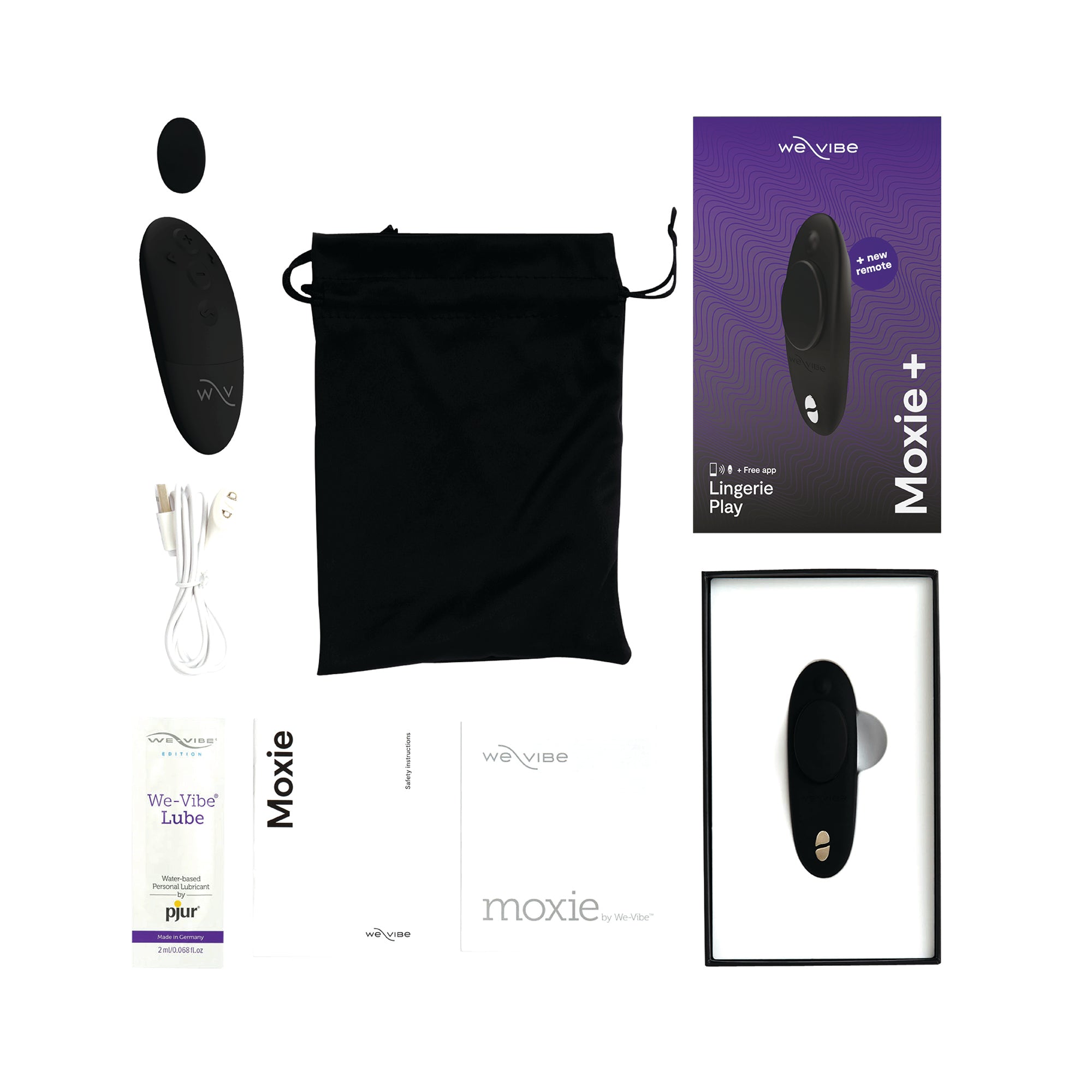 We Vibe Moxie Plus Satin Black