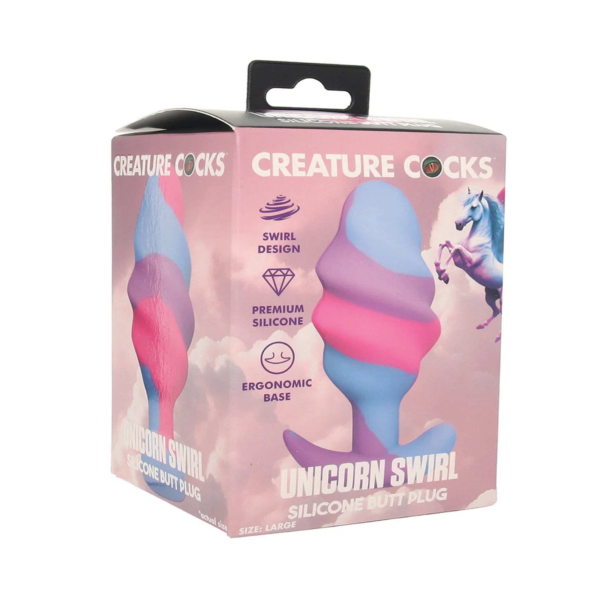Creature Cocks Unicorn Swirl LG