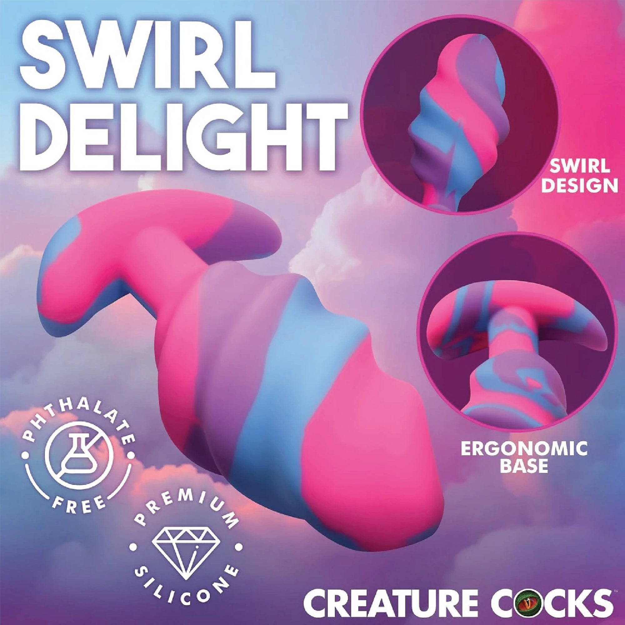 Creature Cocks Unicorn Swirl LG