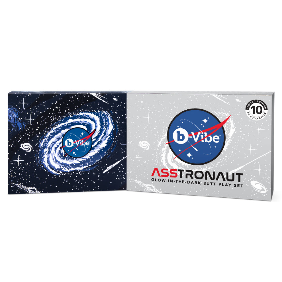 Asstronaut glow-in-the-dark butt play set