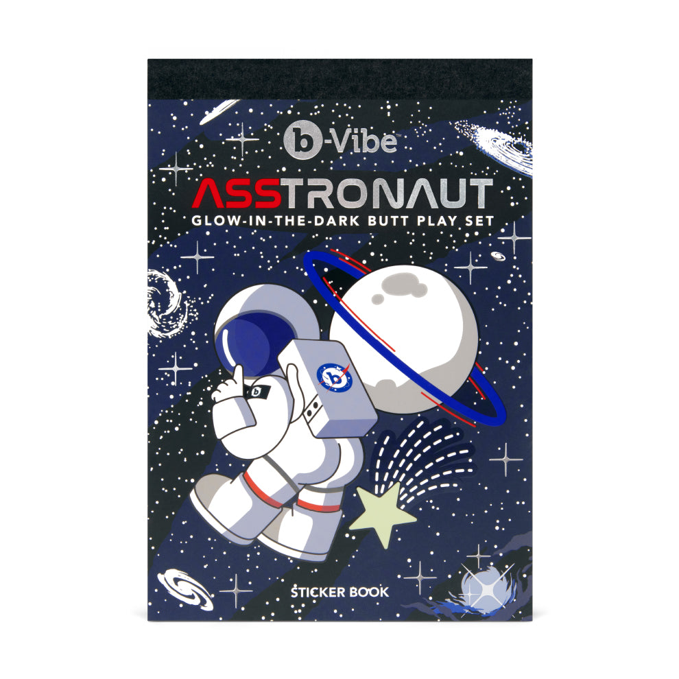Asstronaut glow-in-the-dark butt play set