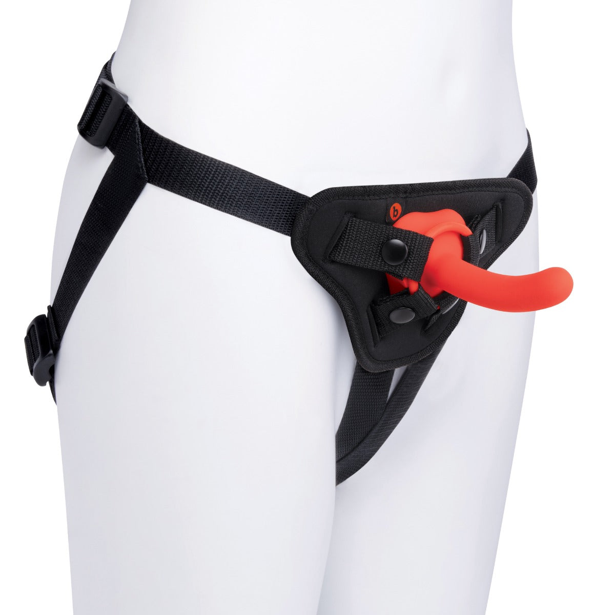 Beginners Strap-On Harness Set With 5 Inch Silicone Dildo Peg