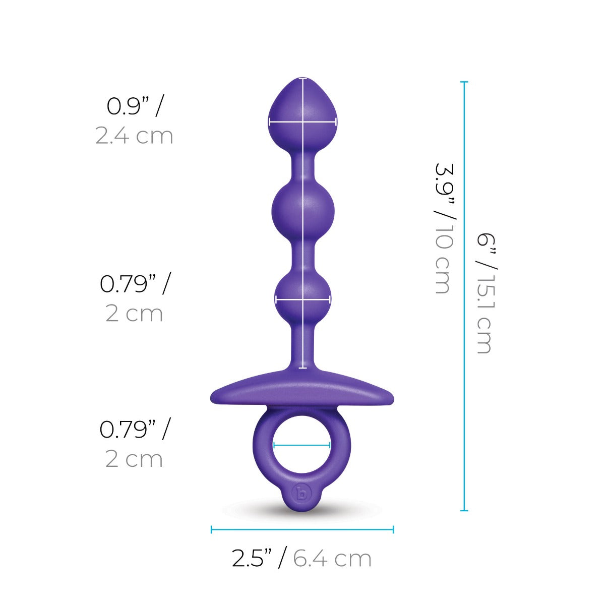 Zip Silicone Anal Beads