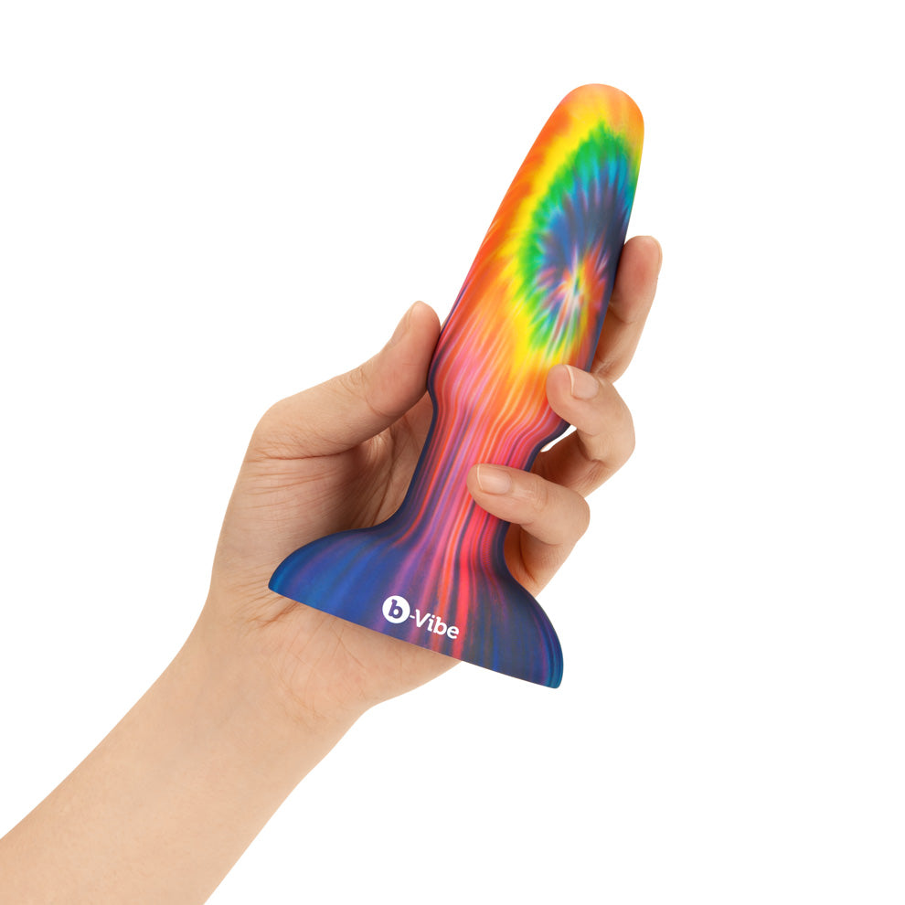 Peace & love tie-dye rimming plug
