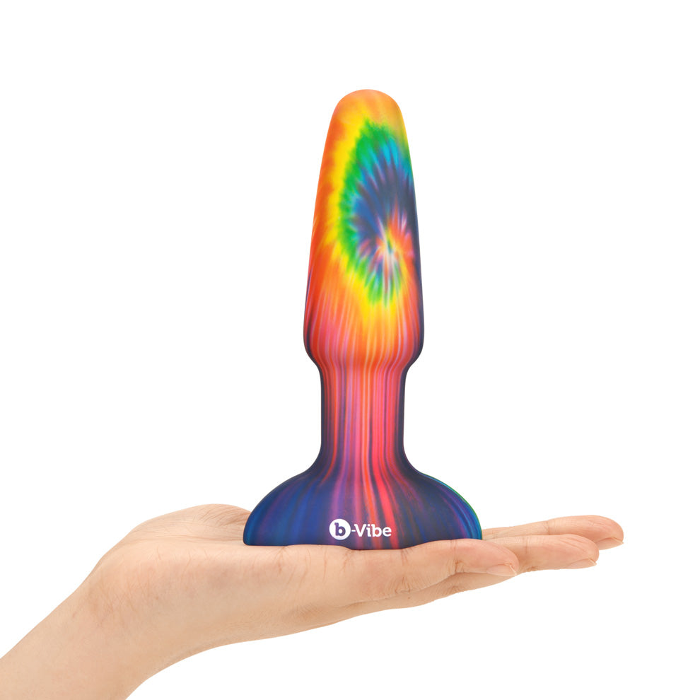 Peace & love tie-dye rimming plug