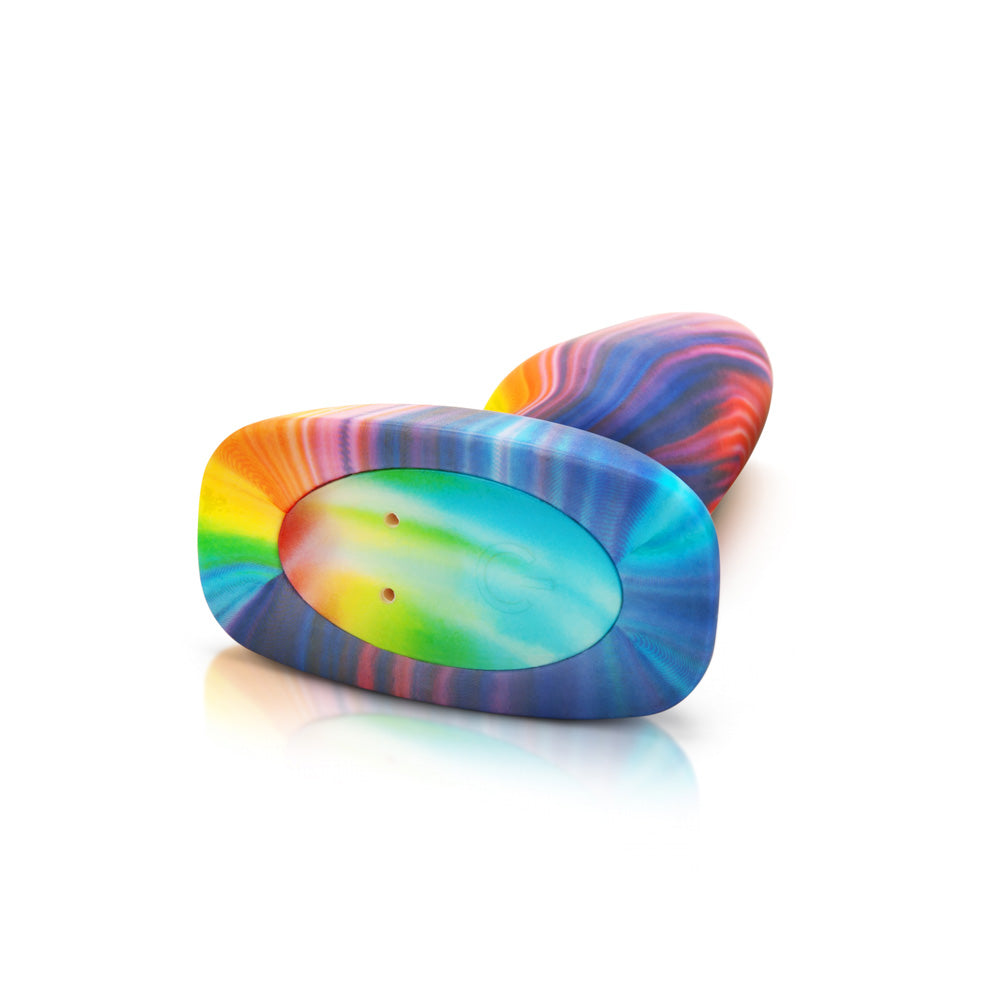 Peace & love tie-dye rimming plug