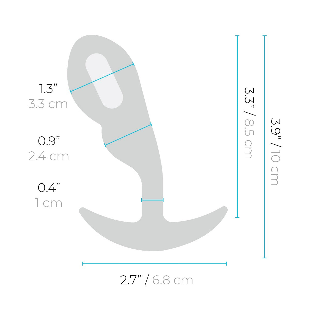 Remote Control P-Spot Snug Plug 95G