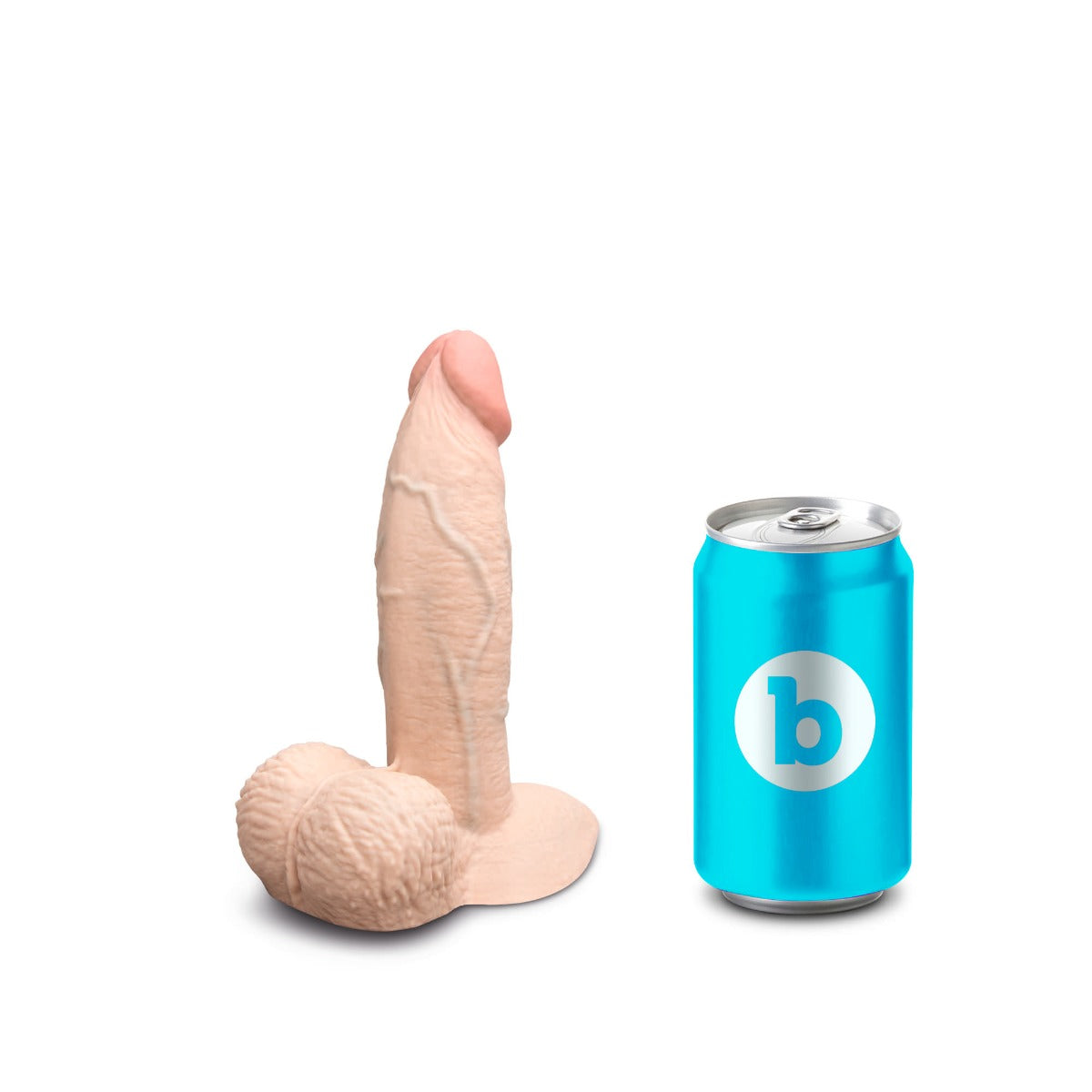 Slipskin Realistic Silicone Dildo - 6" Girthy Cream