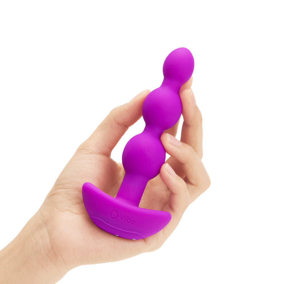 Triplet Anal Beads - Fuchsia