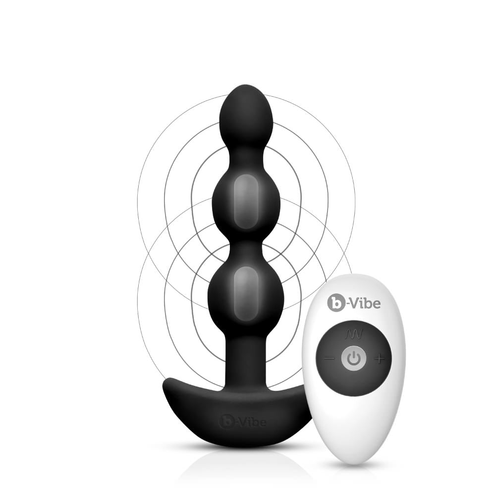 Triplet Anal Beads - Black