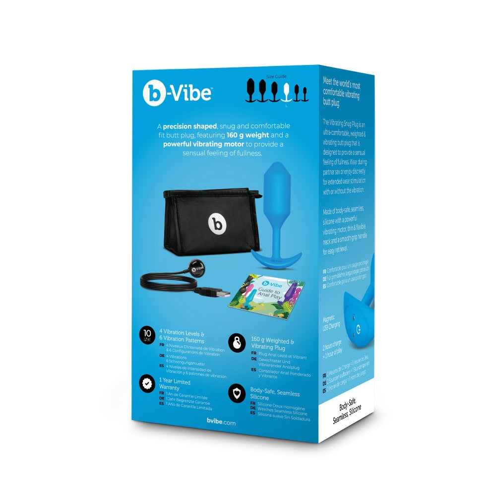 Vibrating Snug Plug 3 - Blue