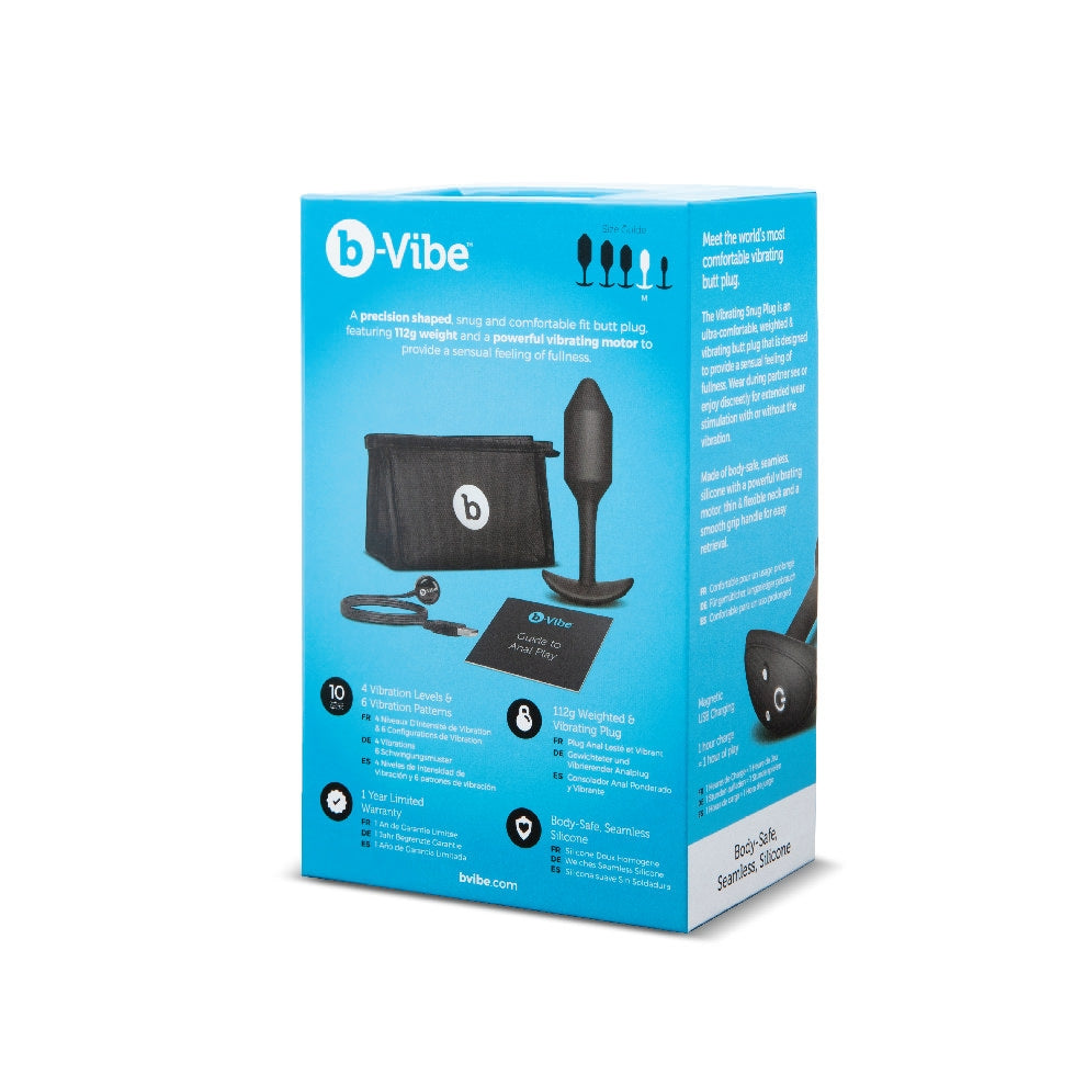 Vibrating Snug Plug 2 Black