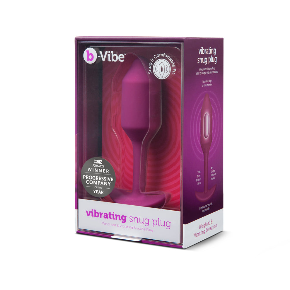 Vibrating Snug Plug 2 Rose