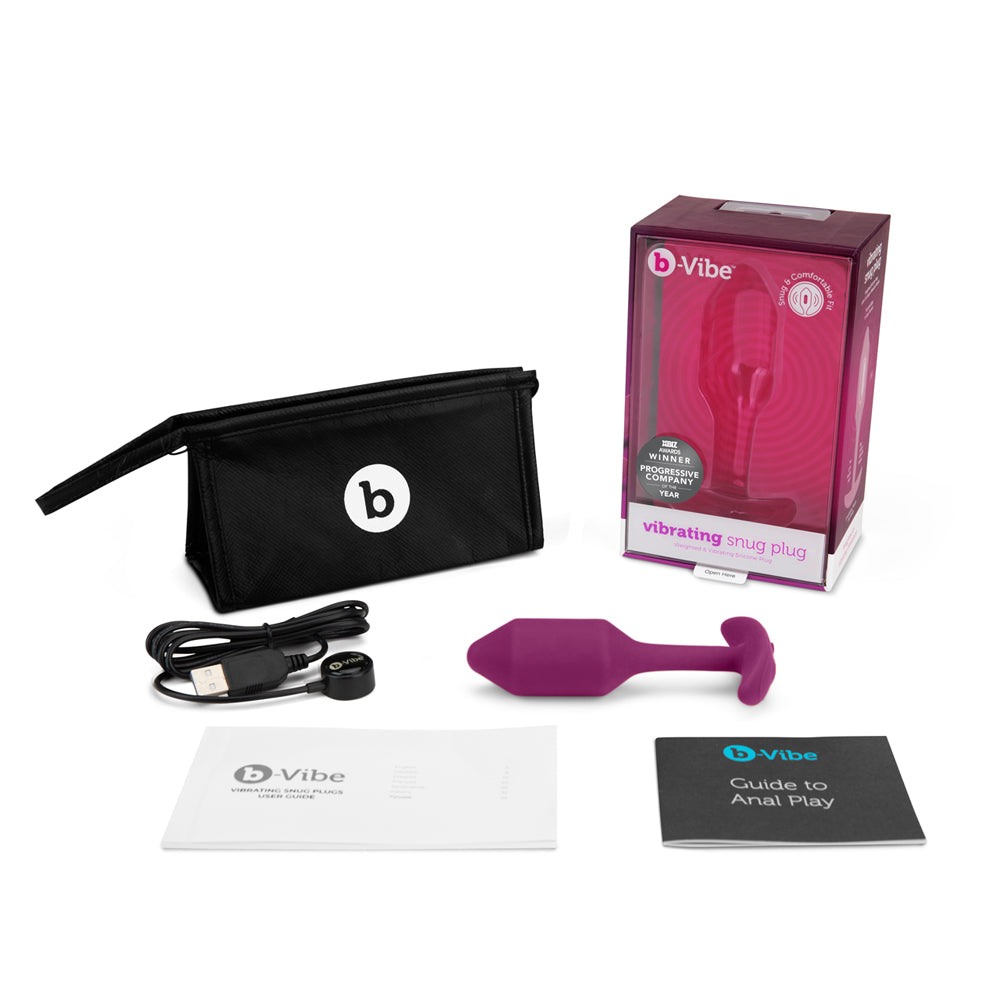 Vibrating Snug Plug 2 Rose