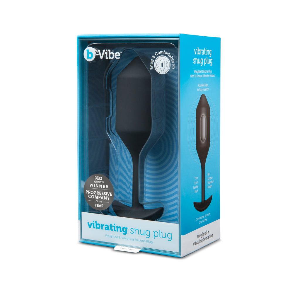 Vibrating Snug Plug 4 Black