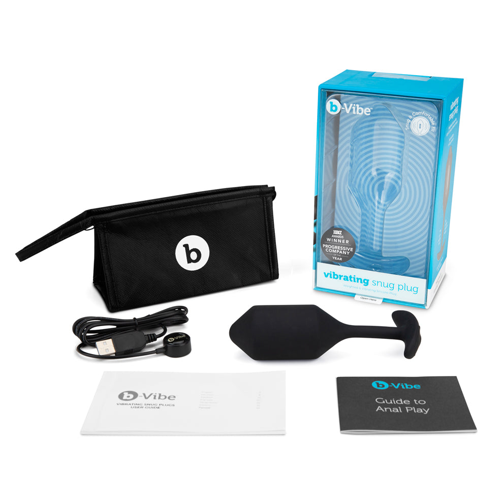 Vibrating Snug Plug 4 Black