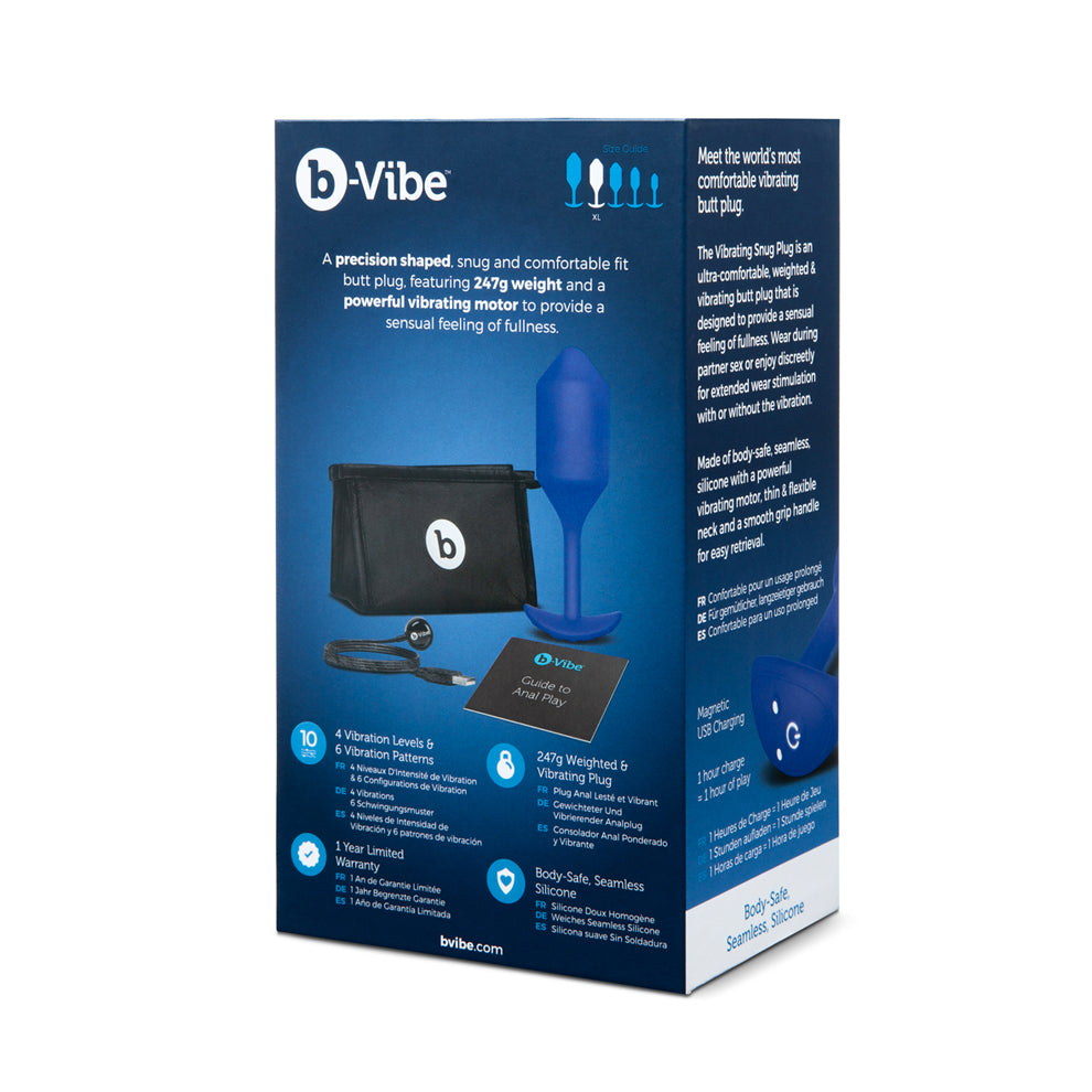 Vibrating Snug Plug 4 Navy