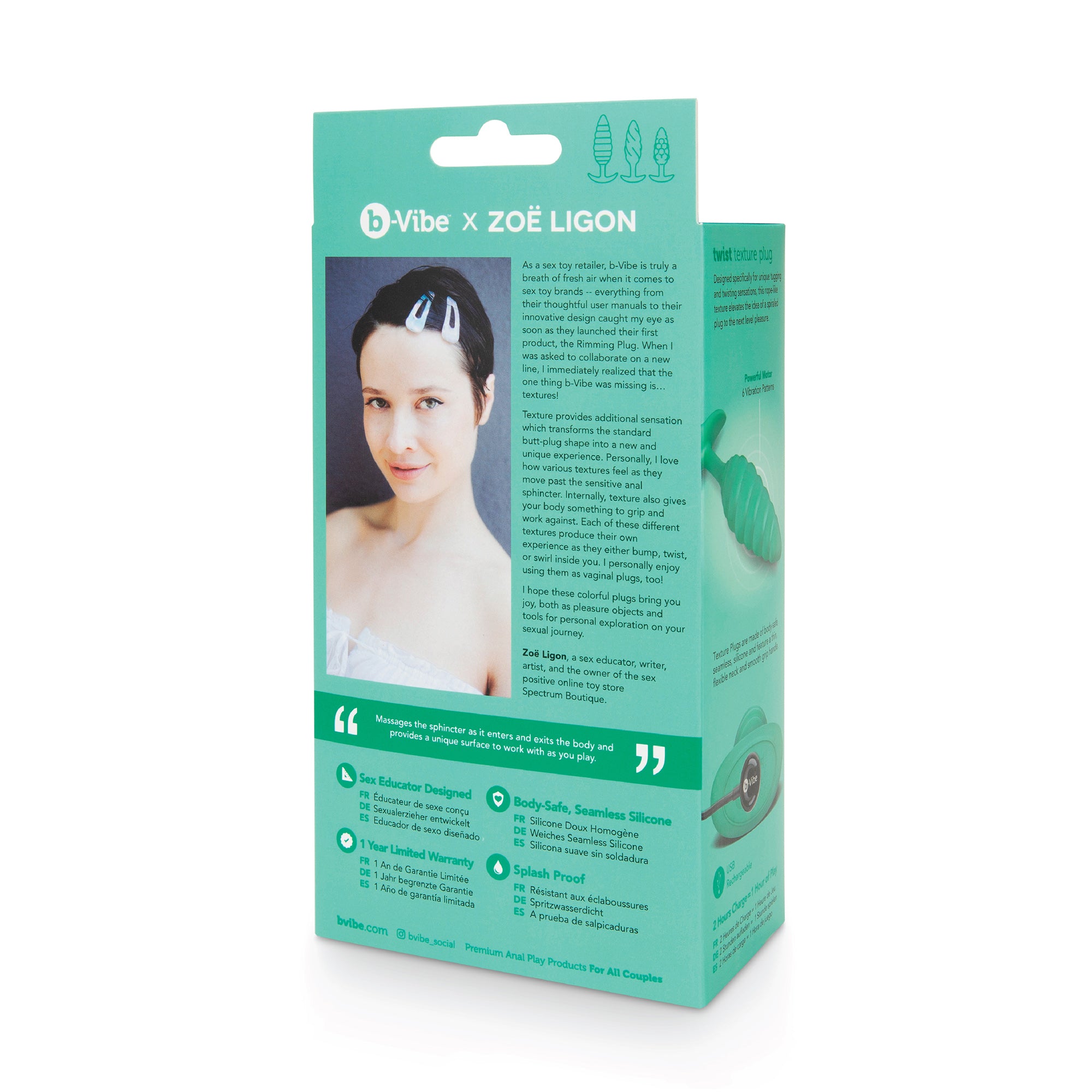 Twist Texture Plug - Green