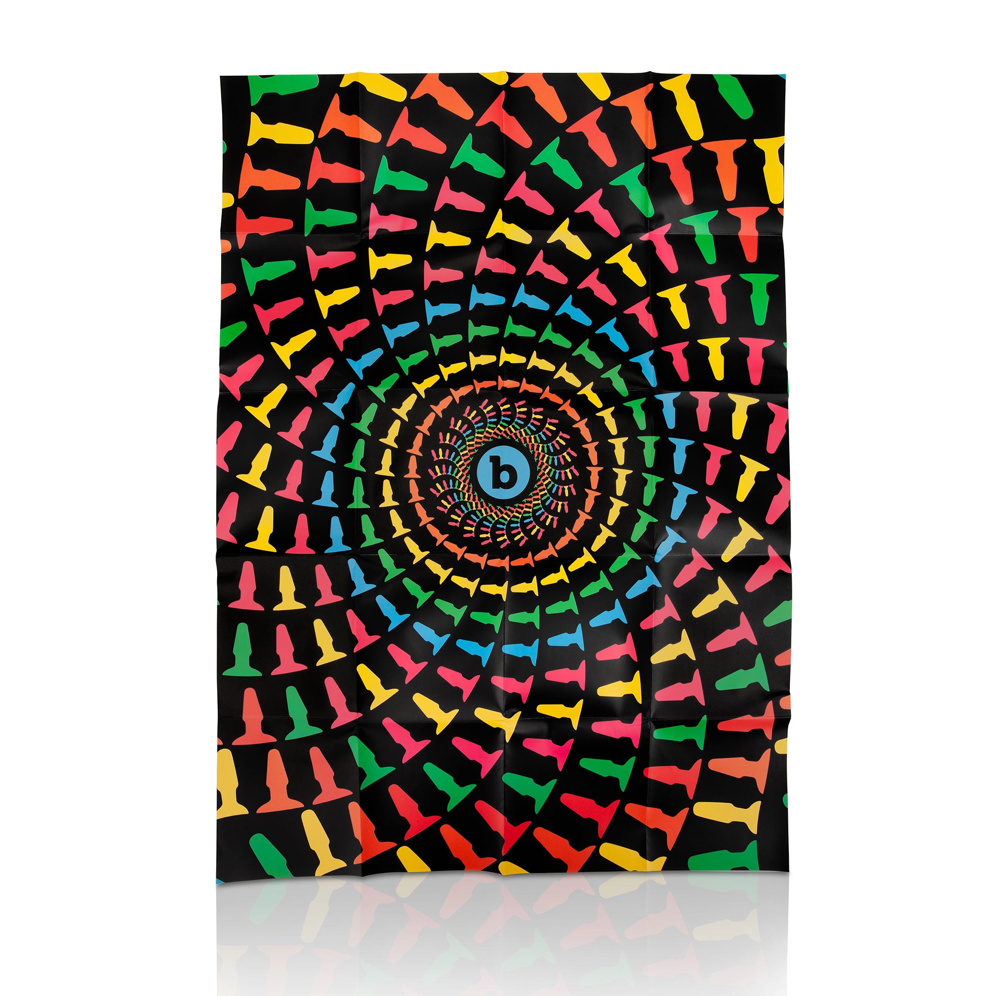 B-Vibe Peace & Love Tie-Dye Rimming Plug