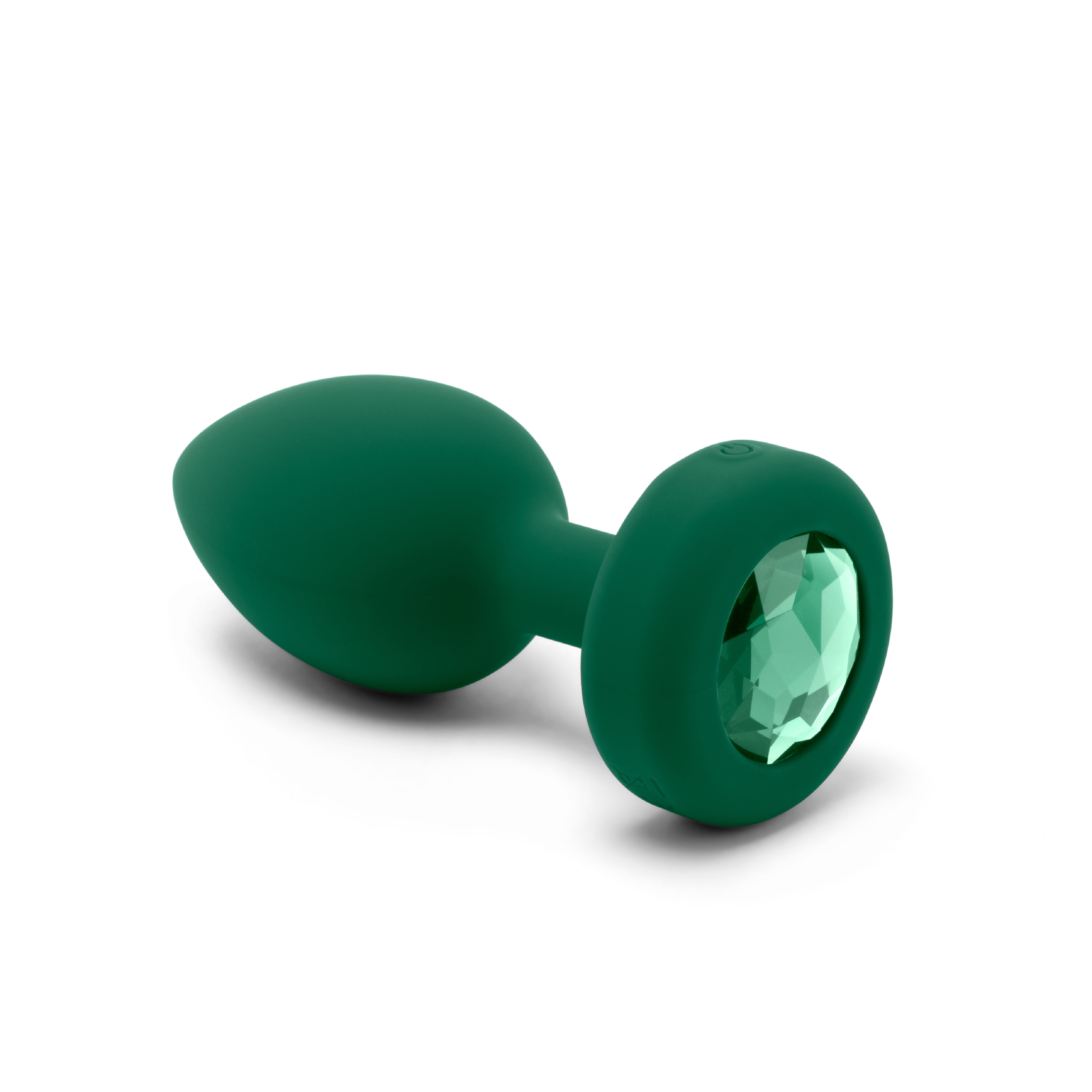 Vibrating Jewel Plug M/L Emerald Green