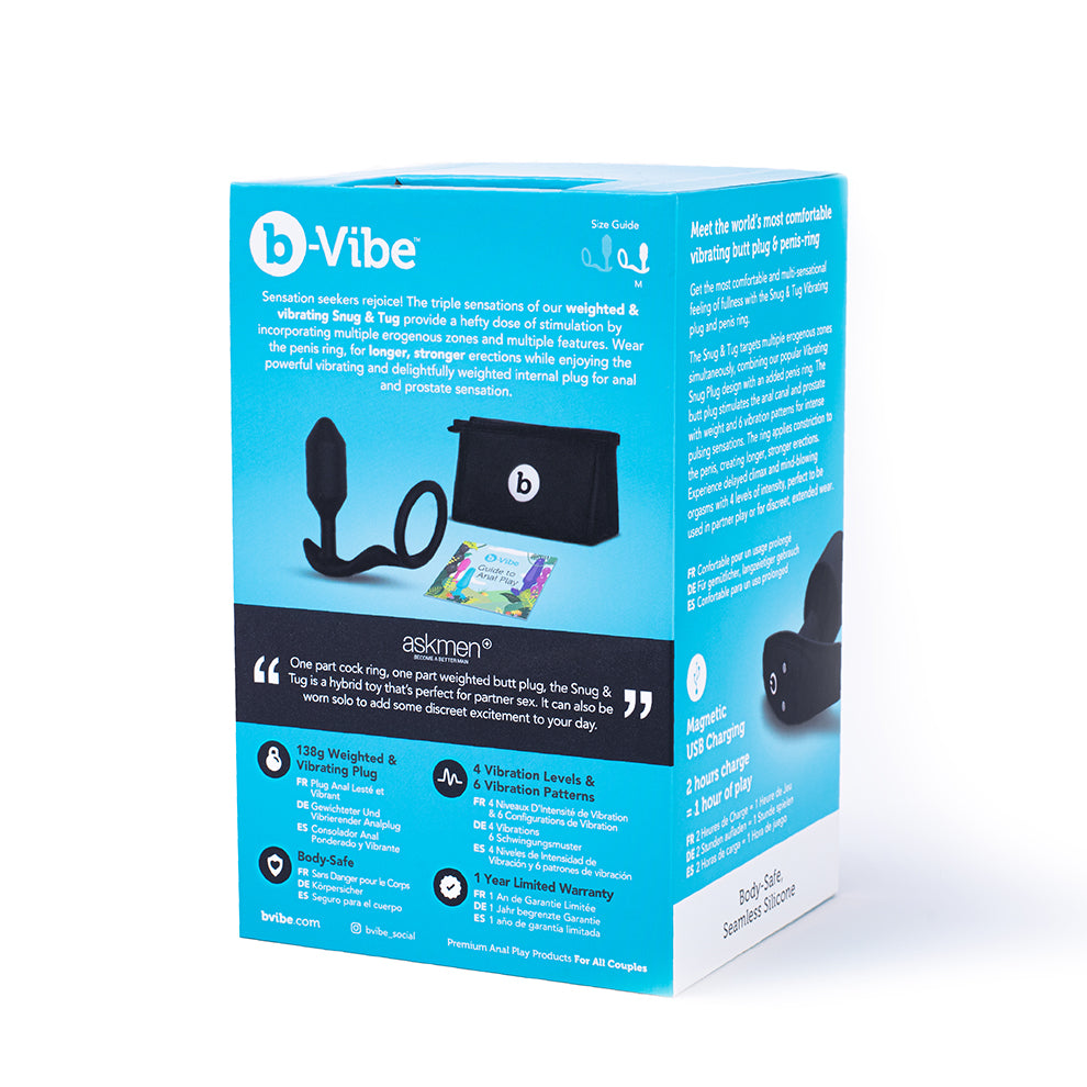 Vibrating Snug & Tug M Black