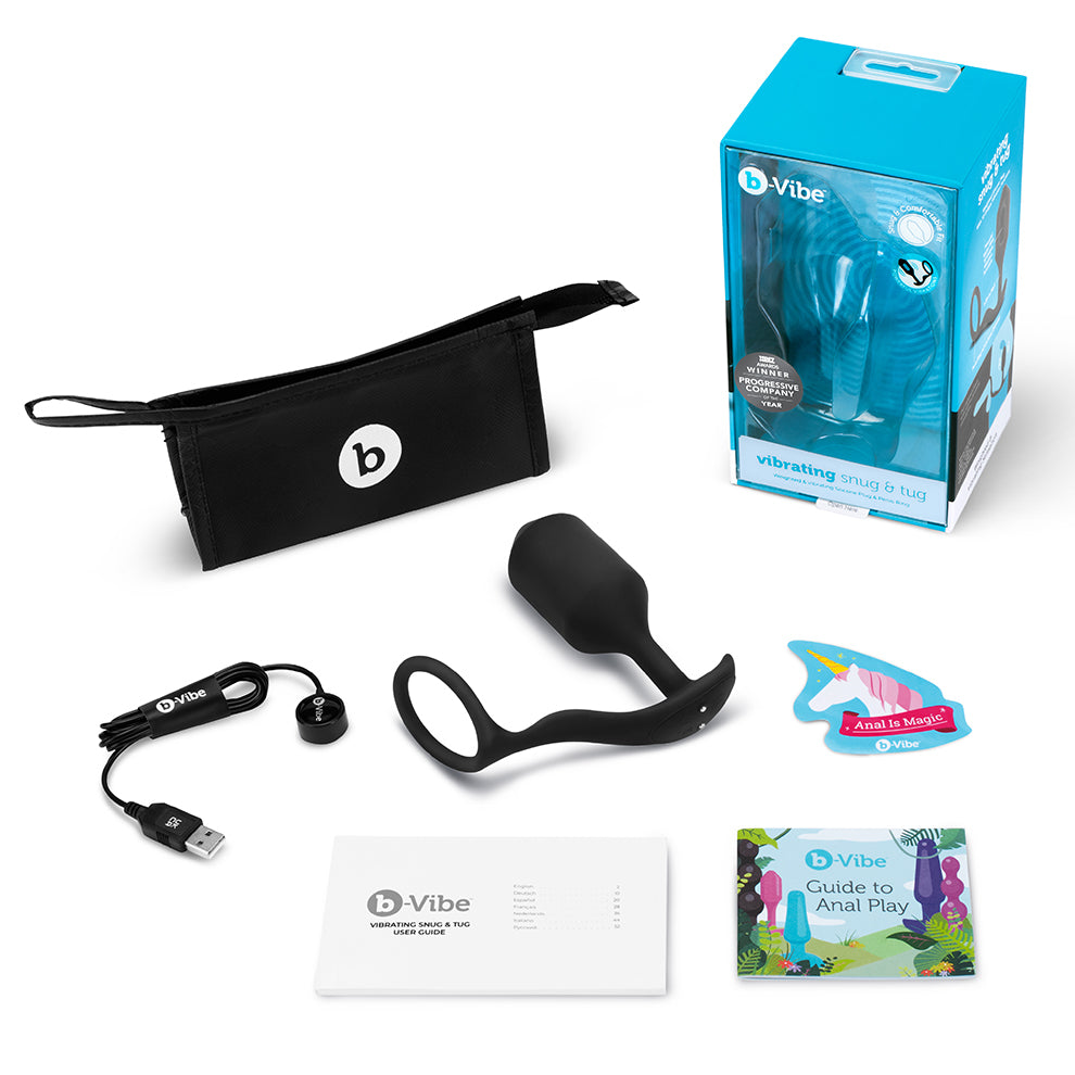 Vibrating Snug & Tug Xl Black
