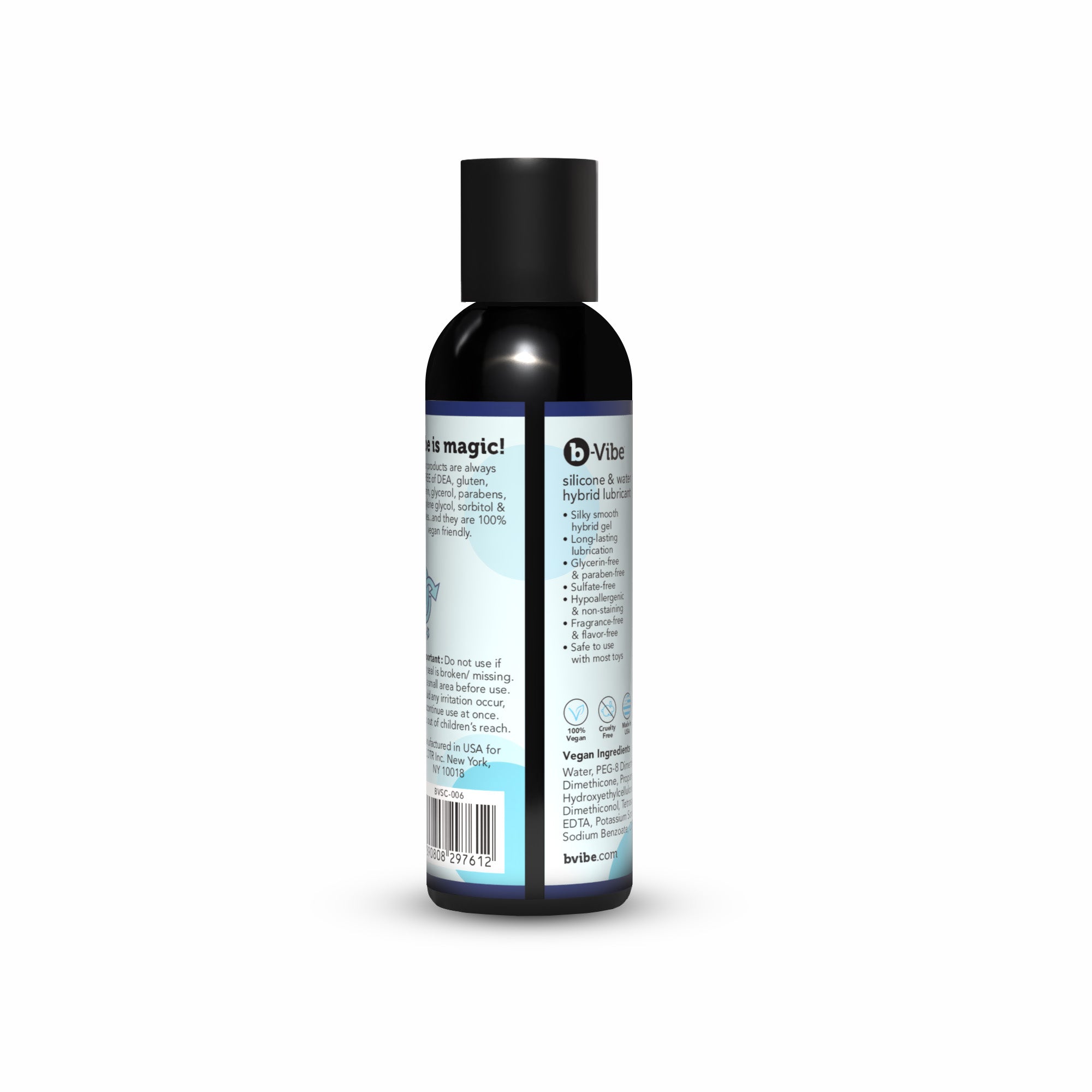 Silicone & Water Hybrid Lube 4 Oz / 118 mL