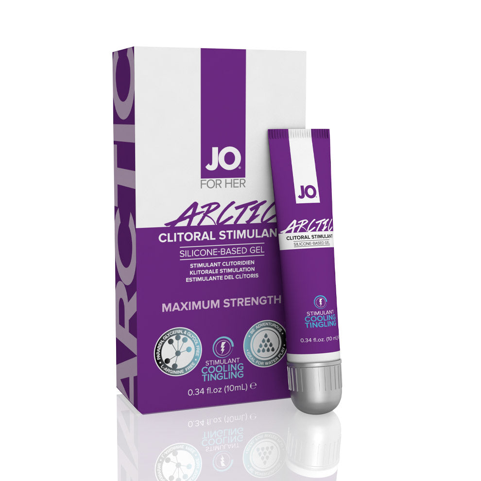 Jo Arctic Clitoral Gel - Cooling - Stimulant (Silicone-Based) 0.34 Floz / 10 Ml
