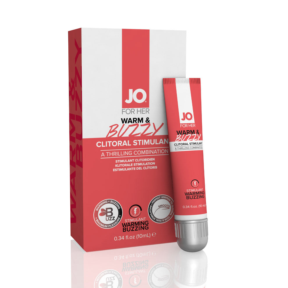Jo Warm & Buzzy - Original - Stimulant (Water-Based) 0.34 Floz / 10 Ml