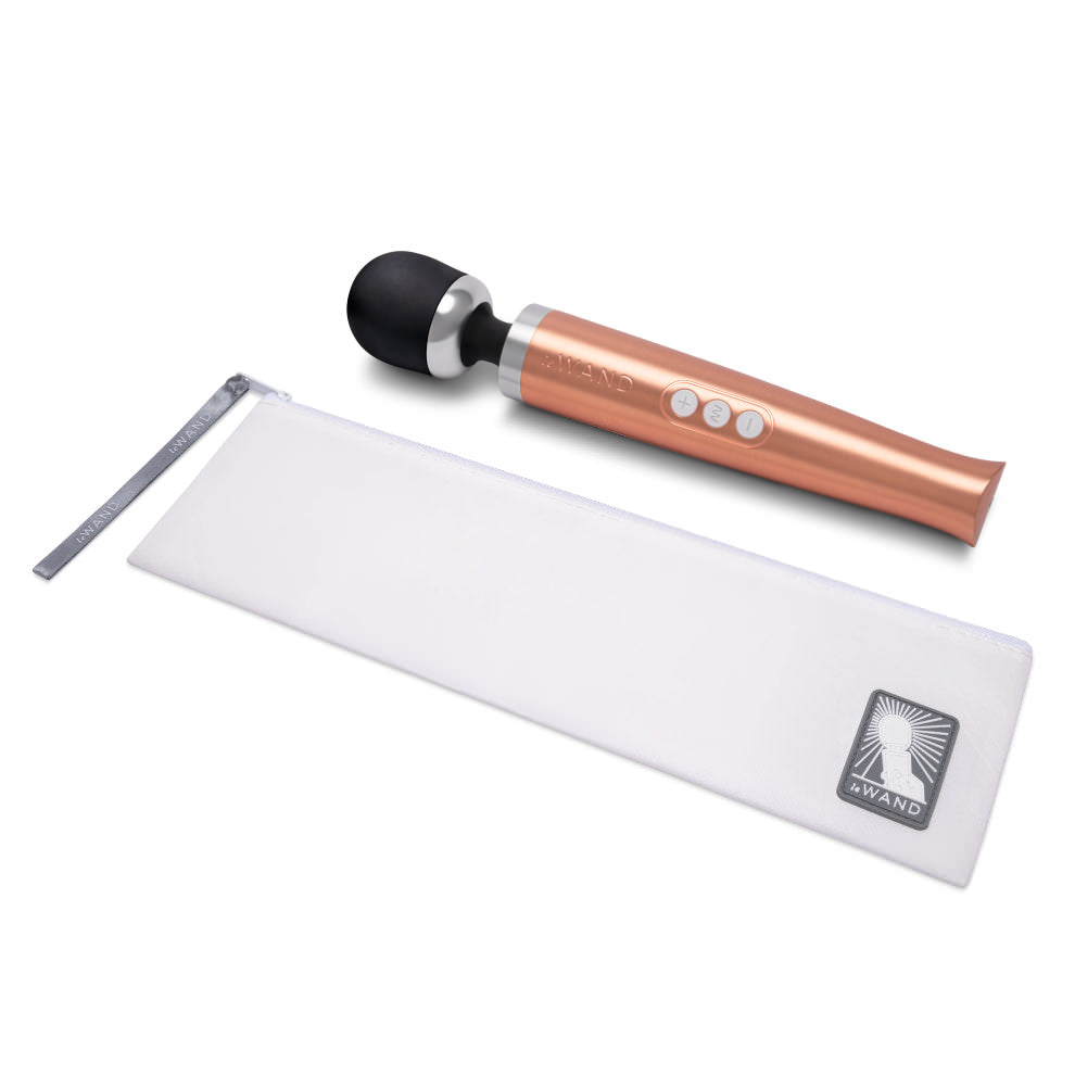 Le Wand Diecast Petite Rechargeable Massager Rose Gold