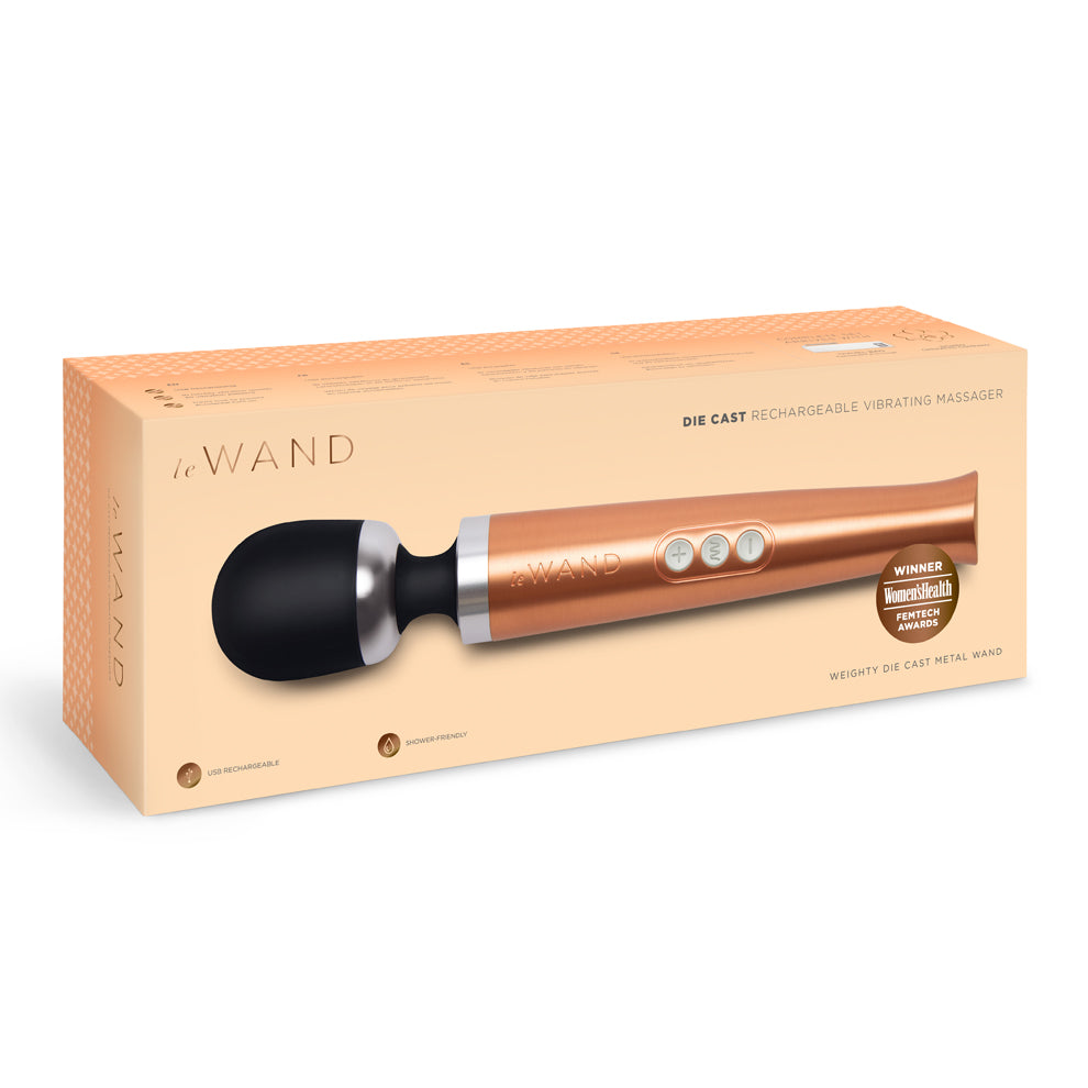 Le Wand Diecast Petite Rechargeable Massager Rose Gold
