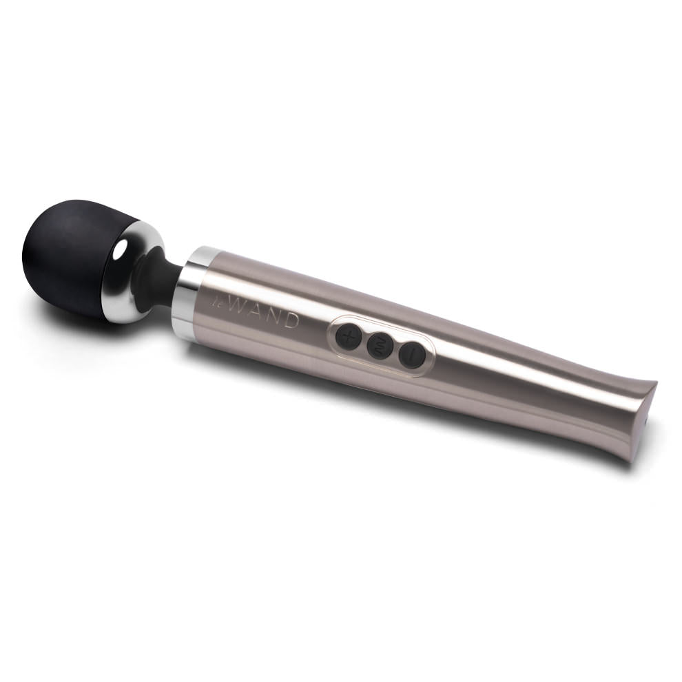 Le Wand Die Cast Rechargeable Vibrating Massager - Silver